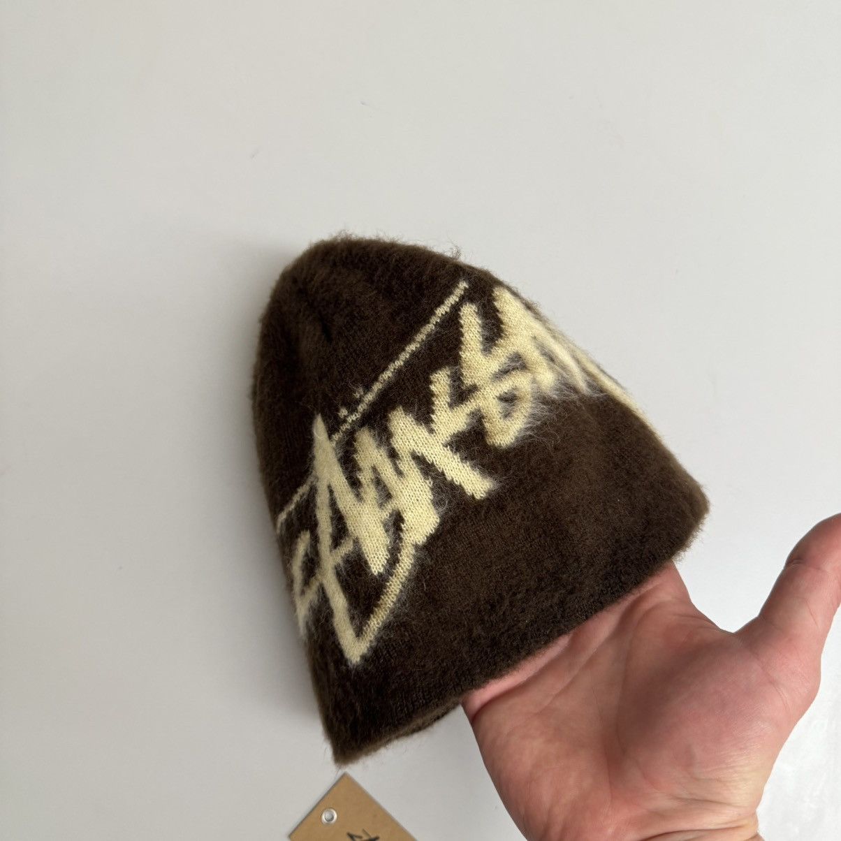 Stussy Stussy Brushed Out Stock Skullcap - Brown Beanie Hat Size ONE SIZE - 2 Thumbnail