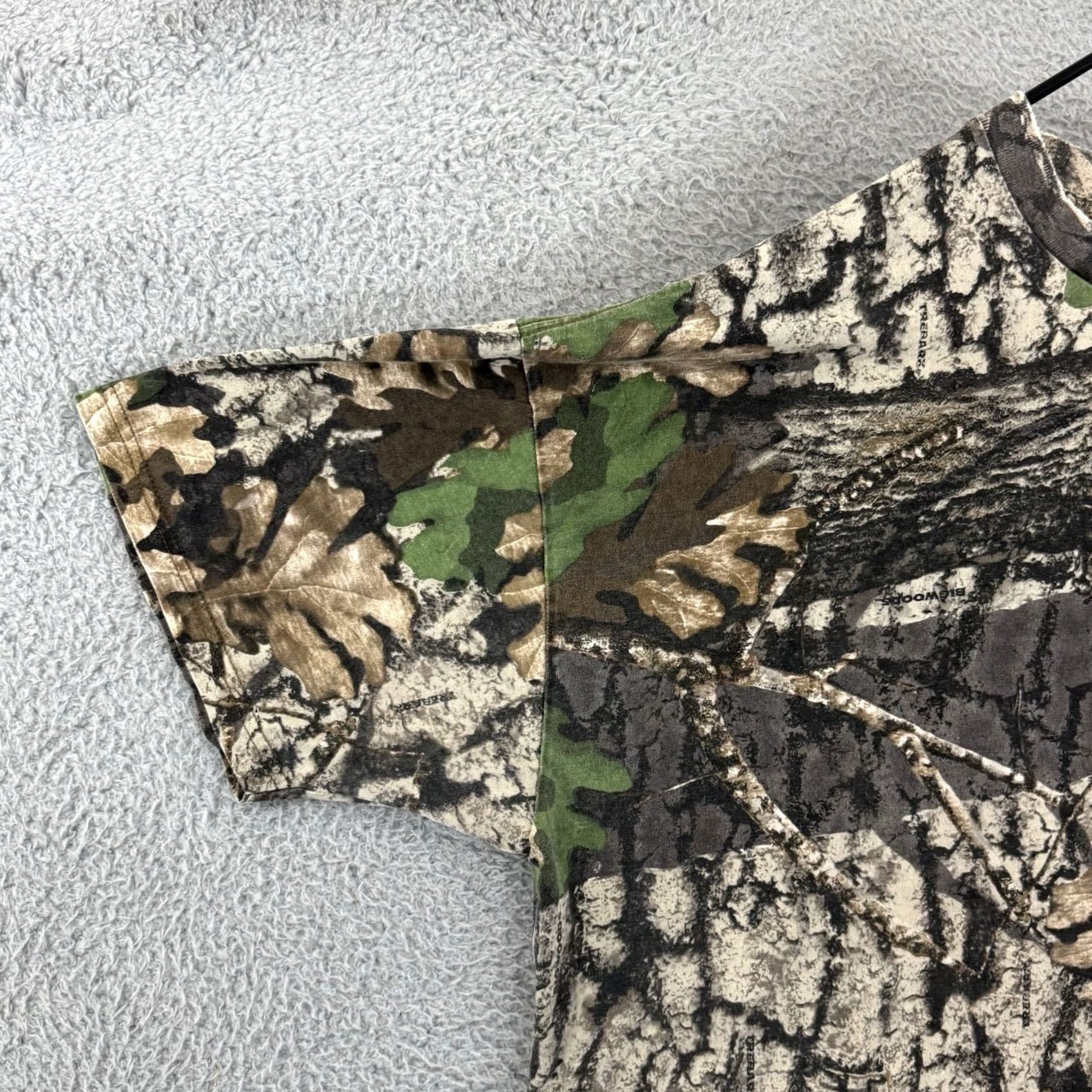 Jerzees VINTAGE Jerzees Shirt Mens 2XL Camouflage Outdoors 90s Hunting USA Brown Cotton Blend Knit Crew Neck Long Sleeve Pockets All Seasons Logo 1990s Size US XXL / EU 58 / 5 - 4 Thumbnail