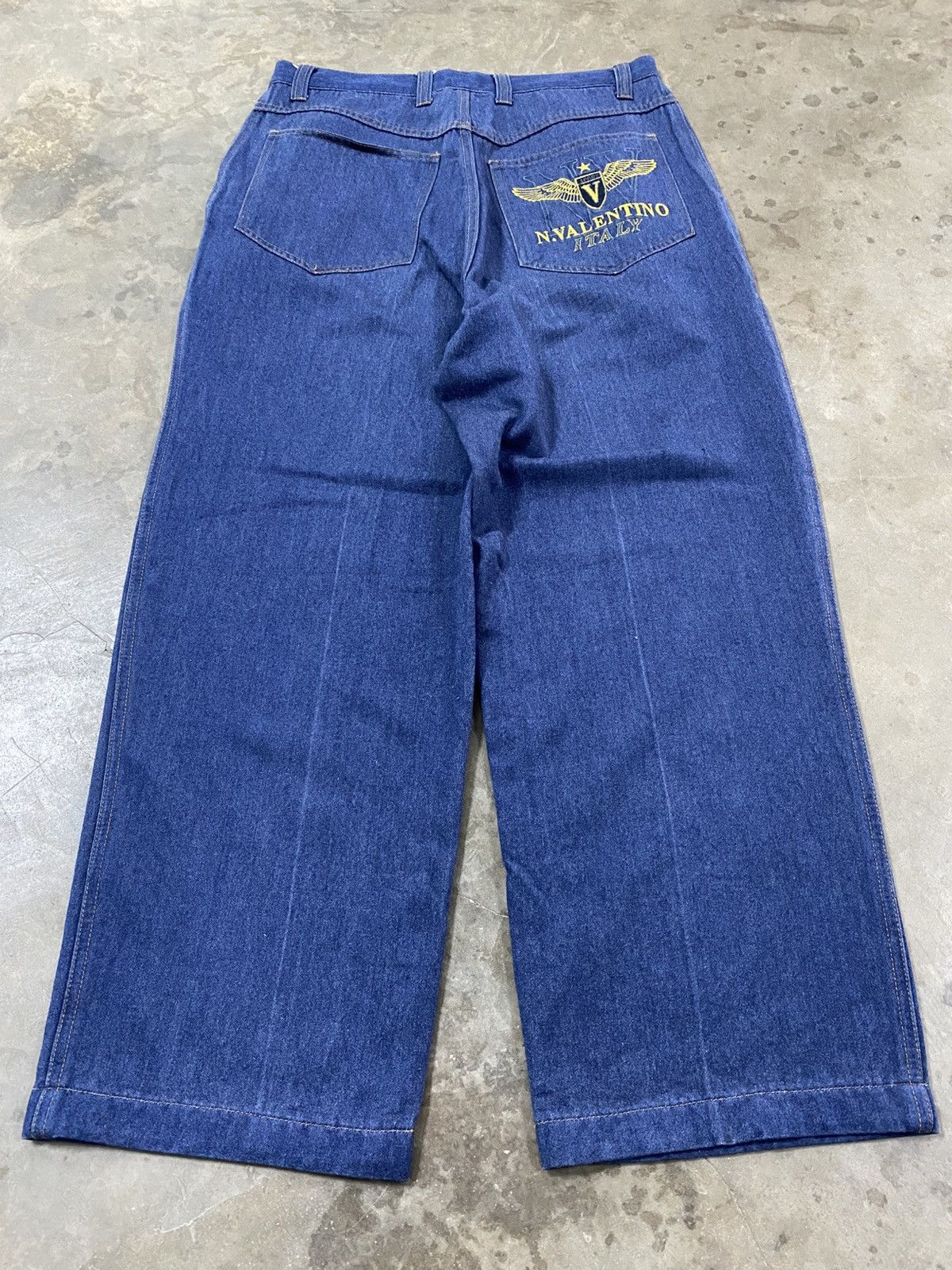 Valentino Baggy Jeans Nicola Valentino Italy @238act Size US 30 / EU 46 - 1 Thumbnail