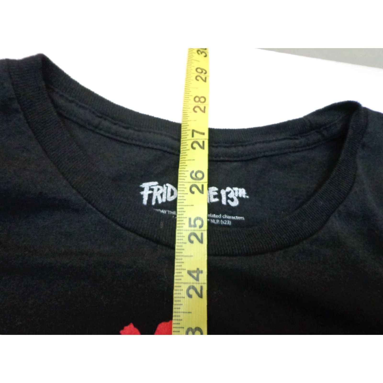 Vintage Friday the 13th Jason Voorhees T-Shirt Black Hockey Mask Graphic Size Large Senior? Not. Size US L / EU 52-54 / 3 - 5 Thumbnail