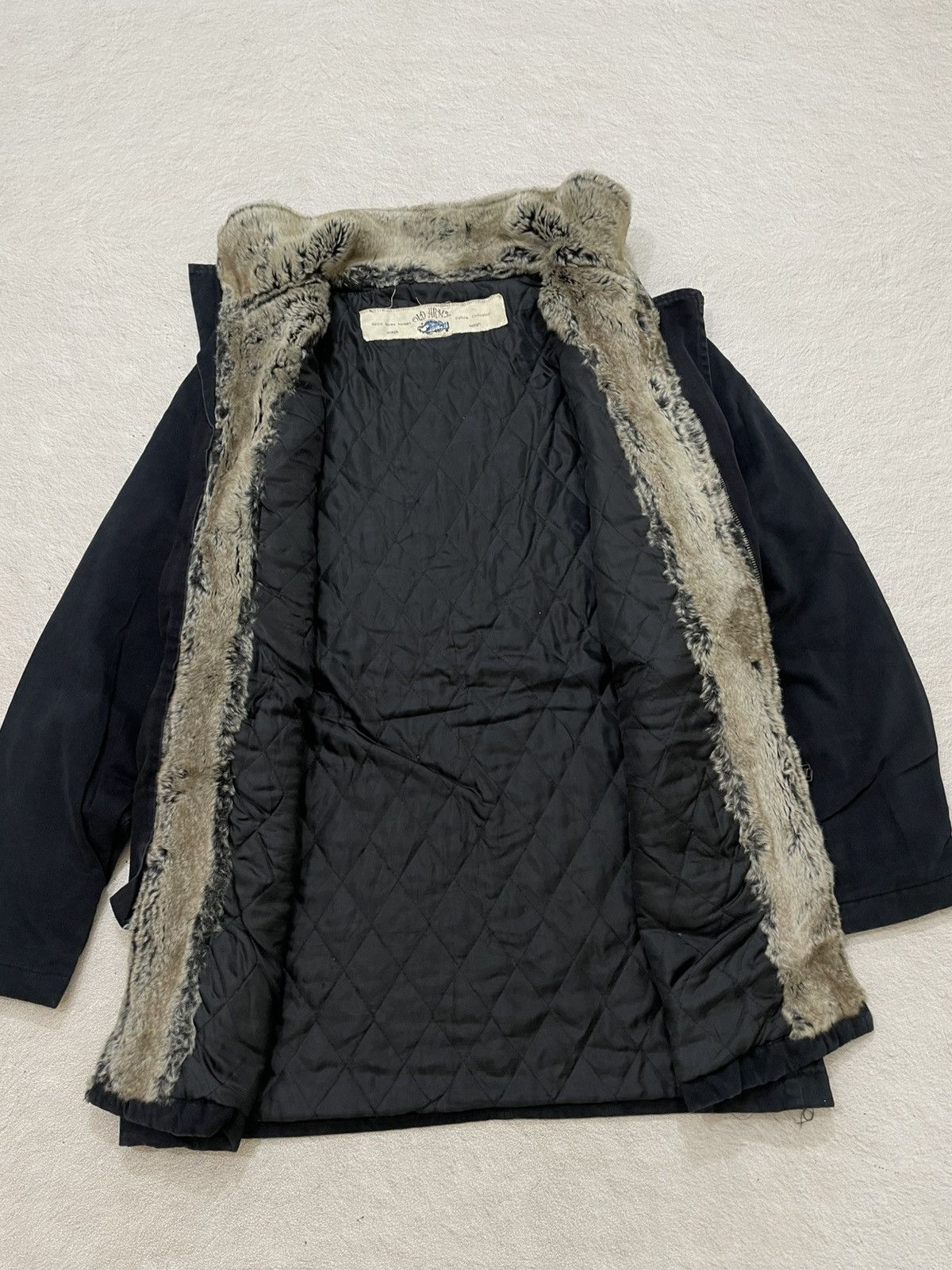 14th Addiction 2000s Japan Black Jacket Jacket Fleece Lined Heavy Coat Y2K Size US XL / EU 56 / 4 - 4 Thumbnail