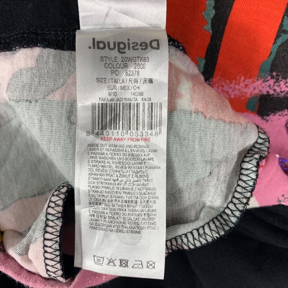 Desigual × Japanese Brand DESIGUAL full printed art japanesebrand long sleeve tee Size S / US 4 / IT 40 - 12 Thumbnail