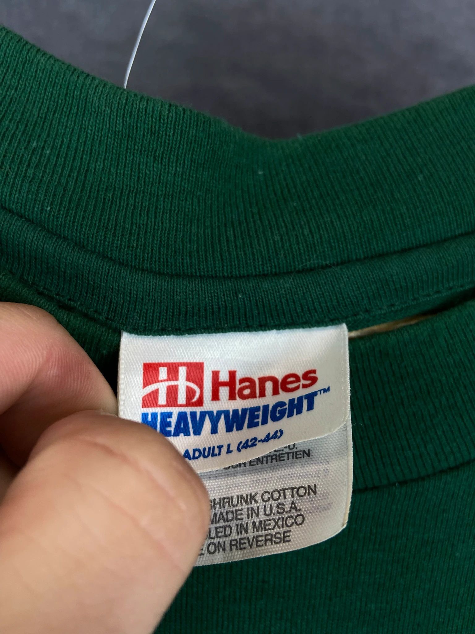 Hanes Hanes Outer Banks North Carolina green surf tee L Size US L / EU 52-54 / 3 - 3 Thumbnail