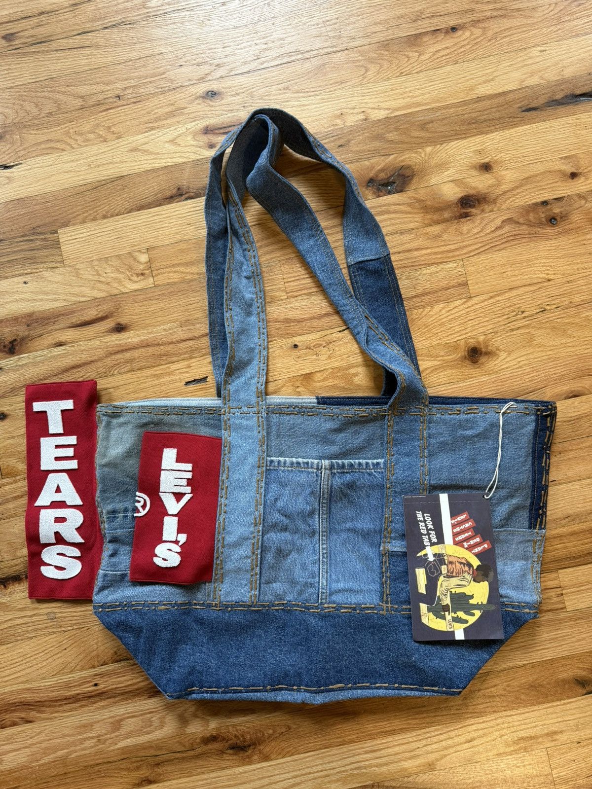 Cactus Plant Flea Market × DENIM TEARS cactus plant flea market x denim tears x levis tote bag Size ONE SIZE - 1 Thumbnail