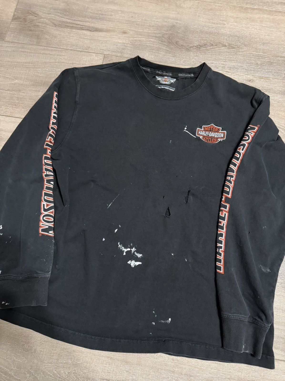 Harley Davidson Vintage Harley Davidson Long Sleeve Size US XL / EU 56 / 4 - 2 Thumbnail