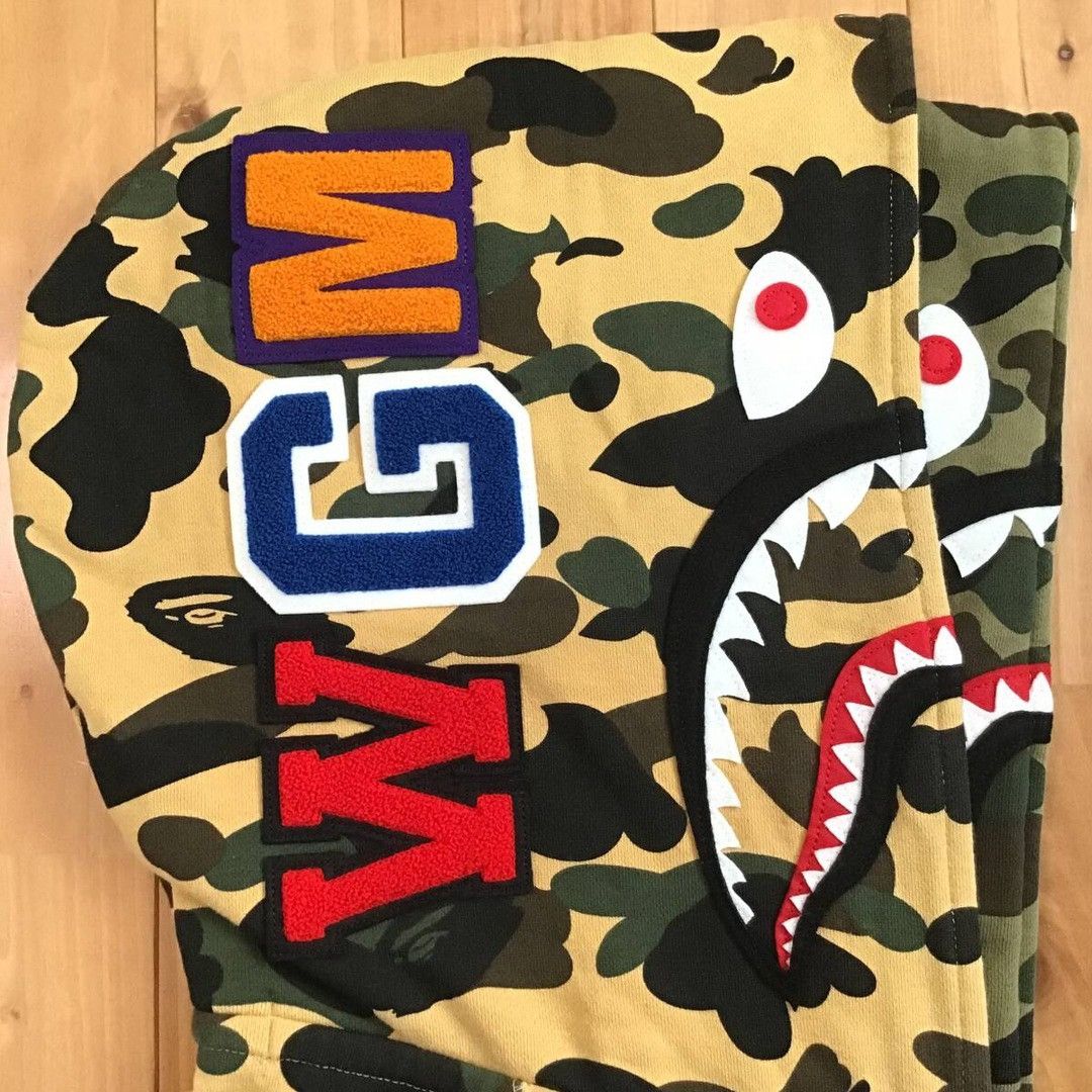 Bape BAPE CAMO Double Shark full zip hoodie a bathing ape Size US M / EU 48-50 / 2 - 4 Thumbnail