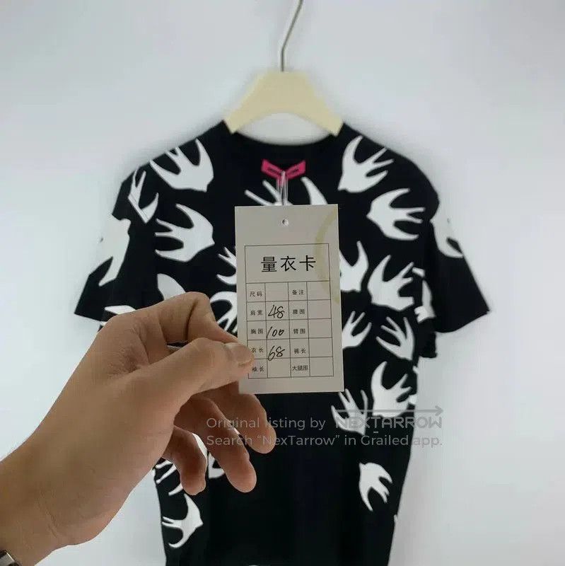 Alexander McQueen Alexander McQueen Black Cotton Men's T-Shirt . Size US M / EU 48-50 / 2 - 6 Thumbnail