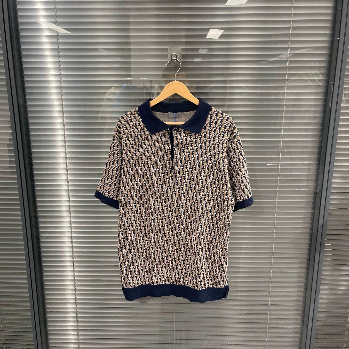 Dior Dior Oblique All Over Print Polo Shirt S 99 New Size US S / EU 44-46 / 1 - 1 Thumbnail