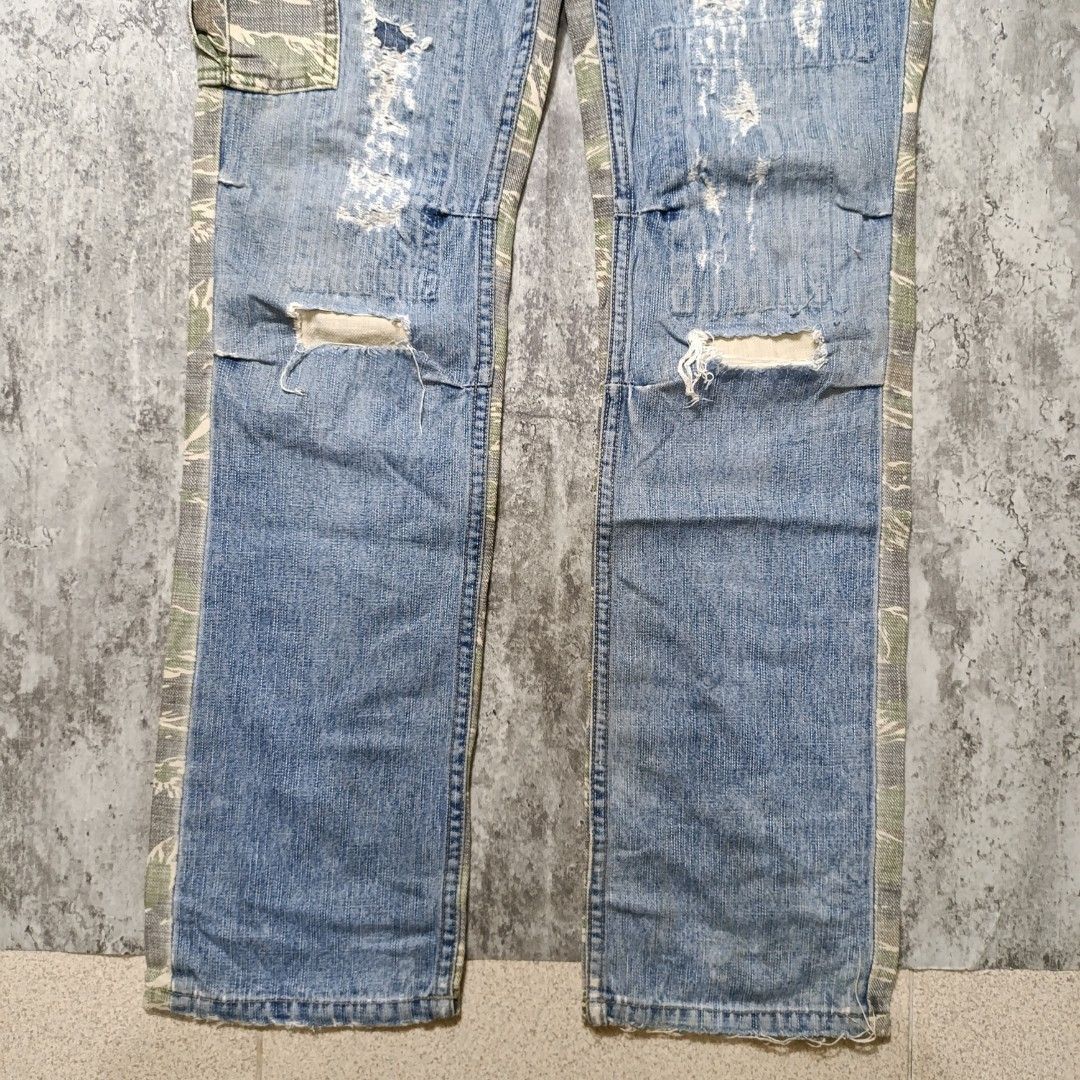 Hysteric Glamour × If Six Was Nine × semanticdesign Semantic design ripped tiger stripe jeans Size US 30 / EU 46 - 3 Thumbnail