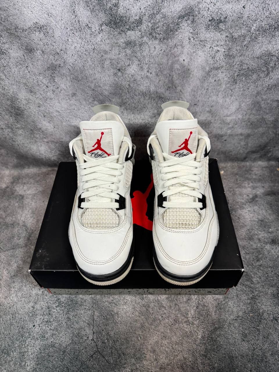 Jordan Brand Size 7 | Jordan 4 White Cement With Box | Pre-Owned Size US 7 / EU 40 - 2 Thumbnail