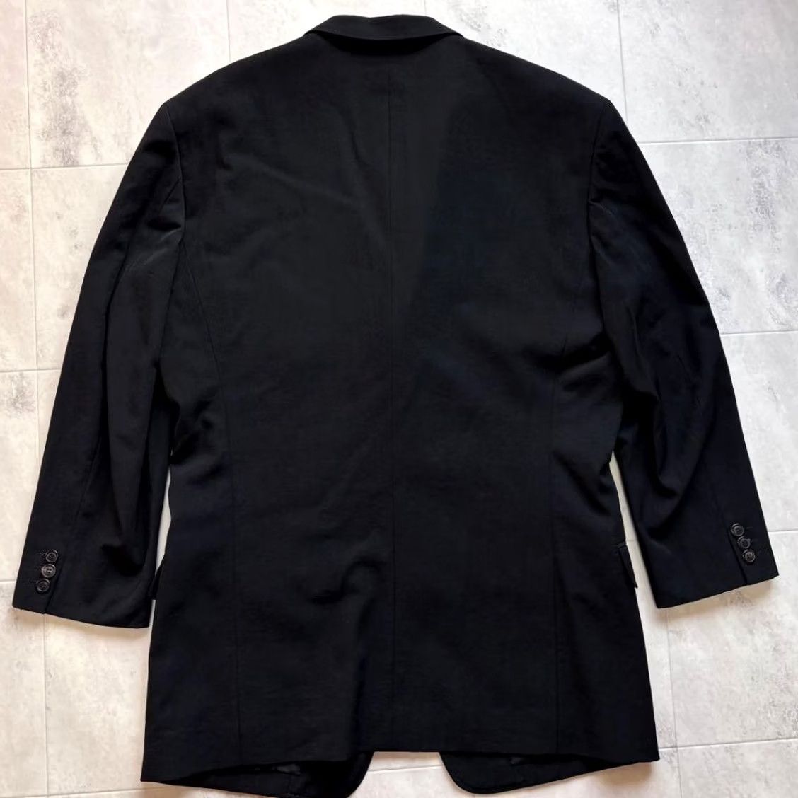 Issey Miyake ISSEY MIYAKE JACKET Wool Gabardine 3-Button Men Black S Used Size US S / EU 44-46 / 1 - 7 Thumbnail