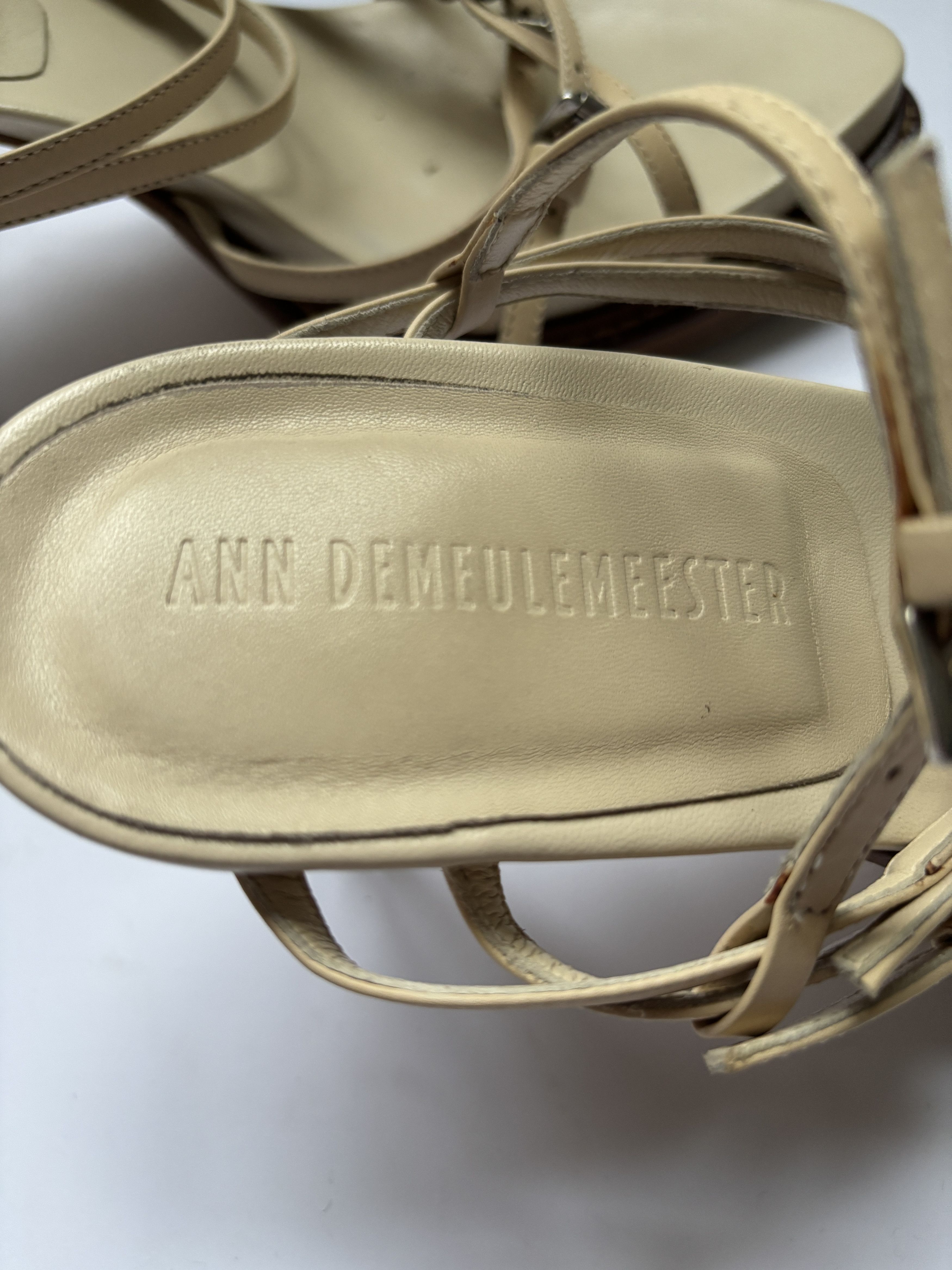 Ann Demeulemeester ⚡️QUICK SALE⚡️Ann Demeulemeester Beige High Heel Sandals Size US 10 / IT 40 - 8 Thumbnail