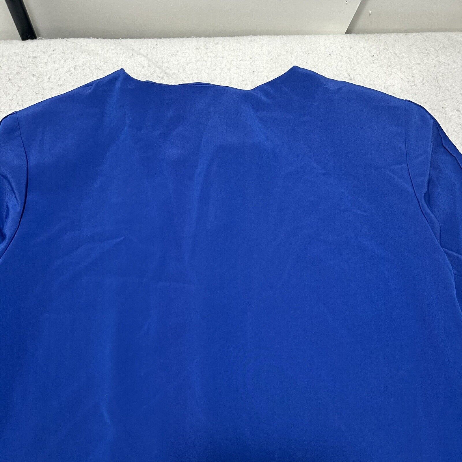 Other Liz Baker 18W Lightweight Button Down Blouse Royal Blue Size XXL / US 16-18 / IT 52-54 - 10 Thumbnail