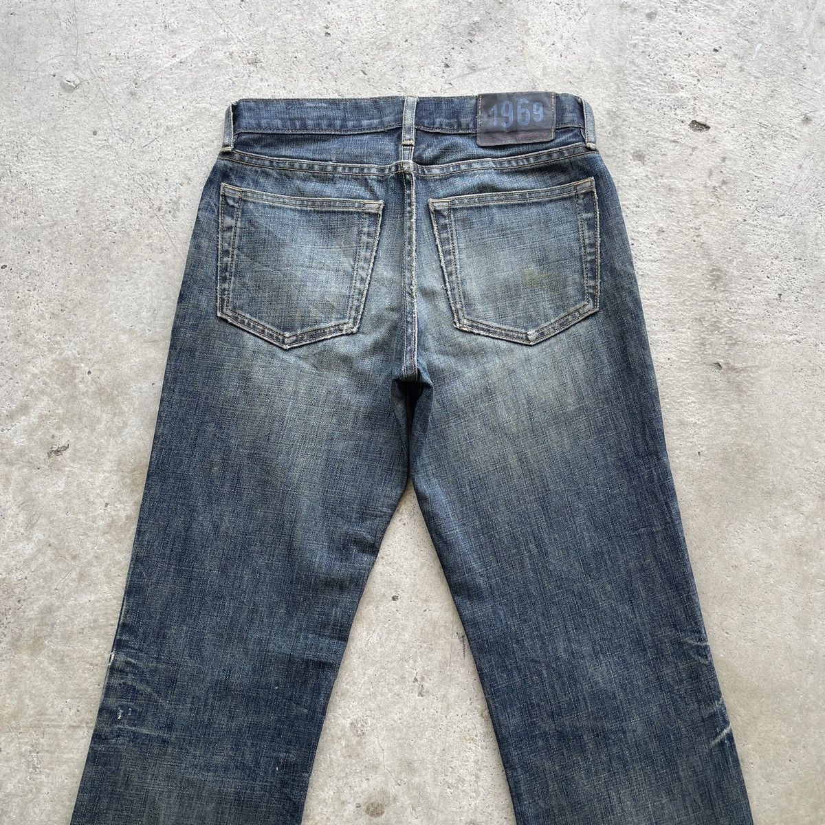 Gap Vintage Gap Straight Fit Denim Distressed Rusty Jeans Pants Size US 29 - 11 Thumbnail