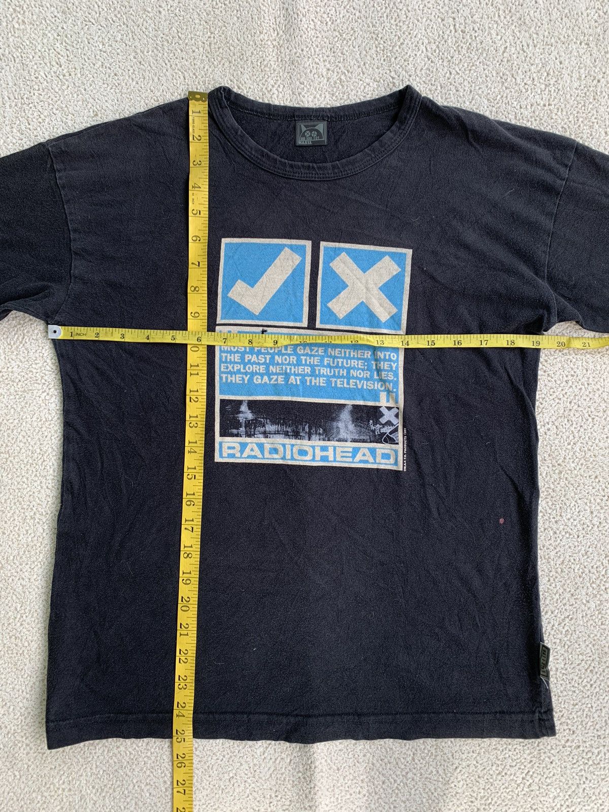 Band Tees 90s Radio Head W.A.S.T.E Tshirt Size US M / EU 48-50 / 2 - 13 Thumbnail