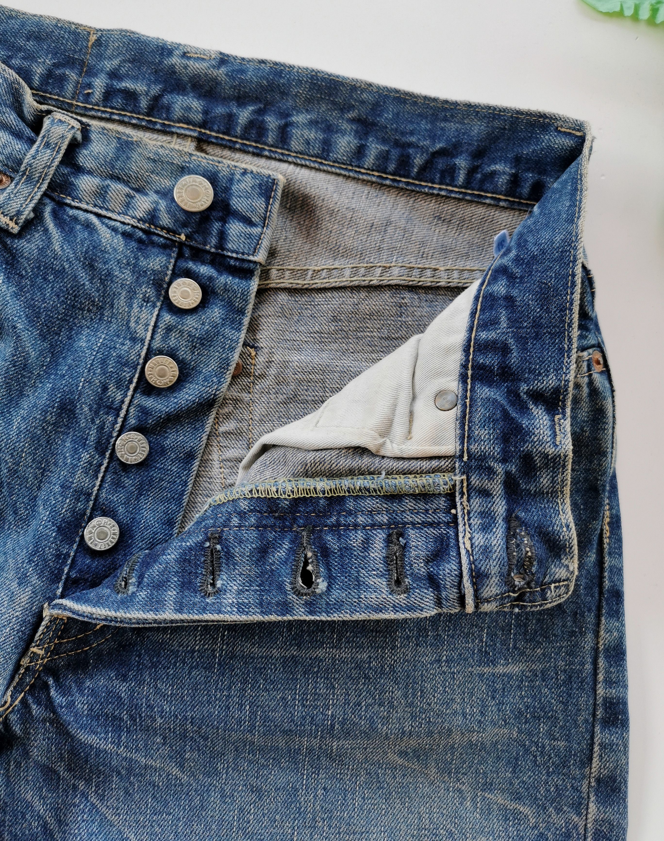 Blue Blue Japan HR Market Japan Selvedge Denim Jeans Size 28x30.5 Size US 28 / EU 44 - 2 Thumbnail