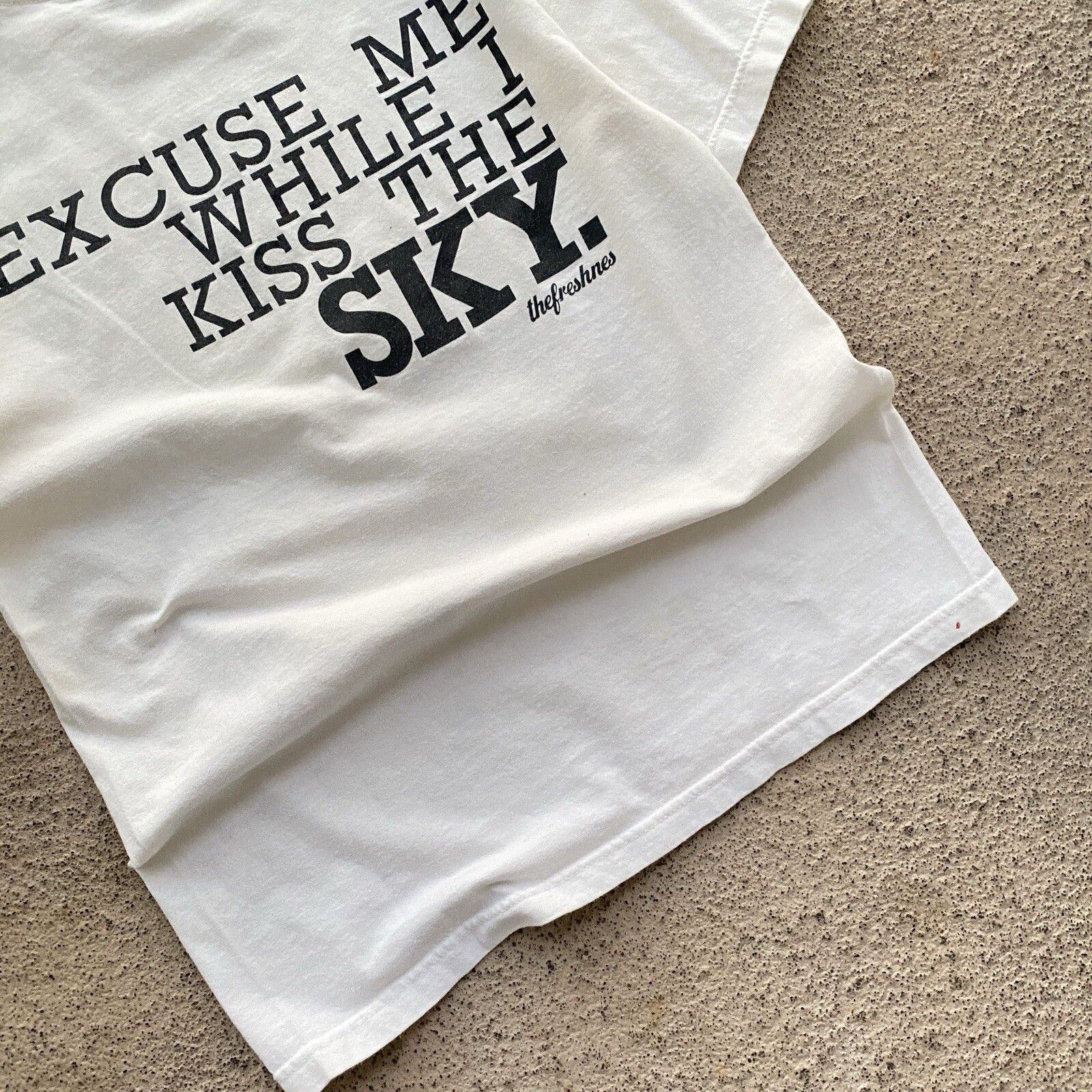 The Freshnes VINTAGE 90s AIR JORDAN BIG LOGO TEE T-SHIRT 23 Y2K 00s Nike Size US M / EU 48-50 / 2 - 6 Thumbnail