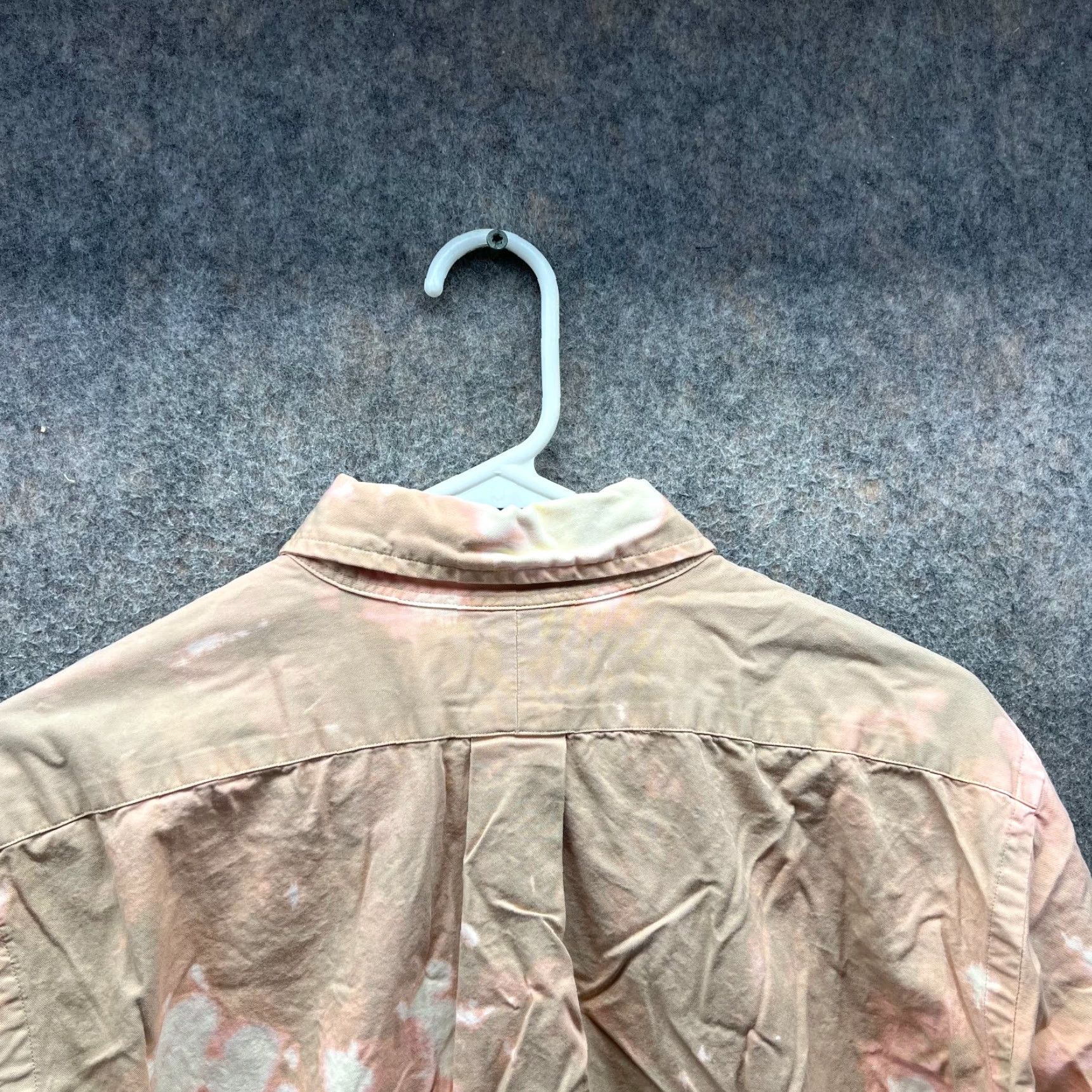 Polo Ralph Lauren VINTAGE Polo Ralph Lauren Shirt Men Medium Beige Button-Up Classic Pony Bleach Oxford Size US M / EU 48-50 / 2 - 3 Thumbnail