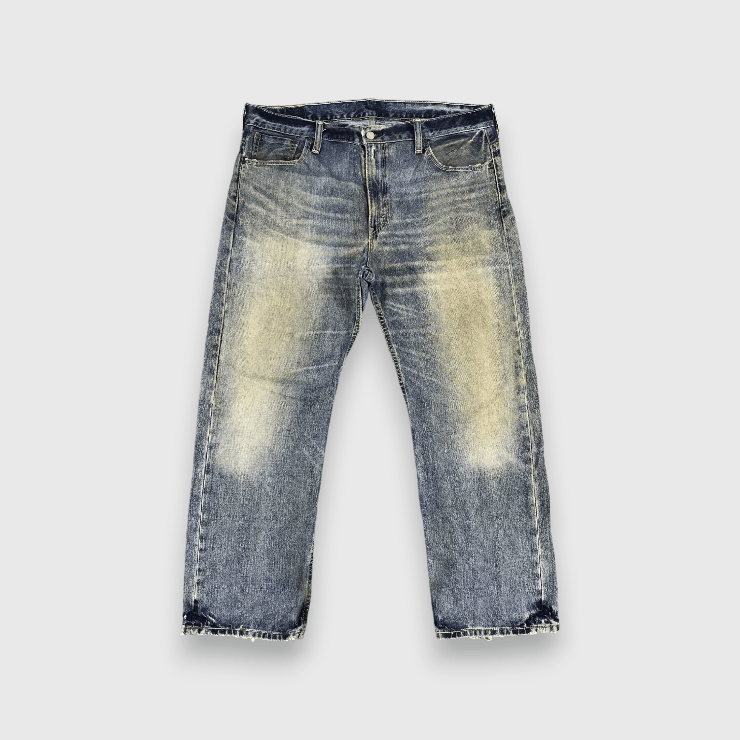 Levi's Vintage Levis Jeans Lot 569 Rusty Washed Denim-J1002 Size US 39 - 1 Thumbnail
