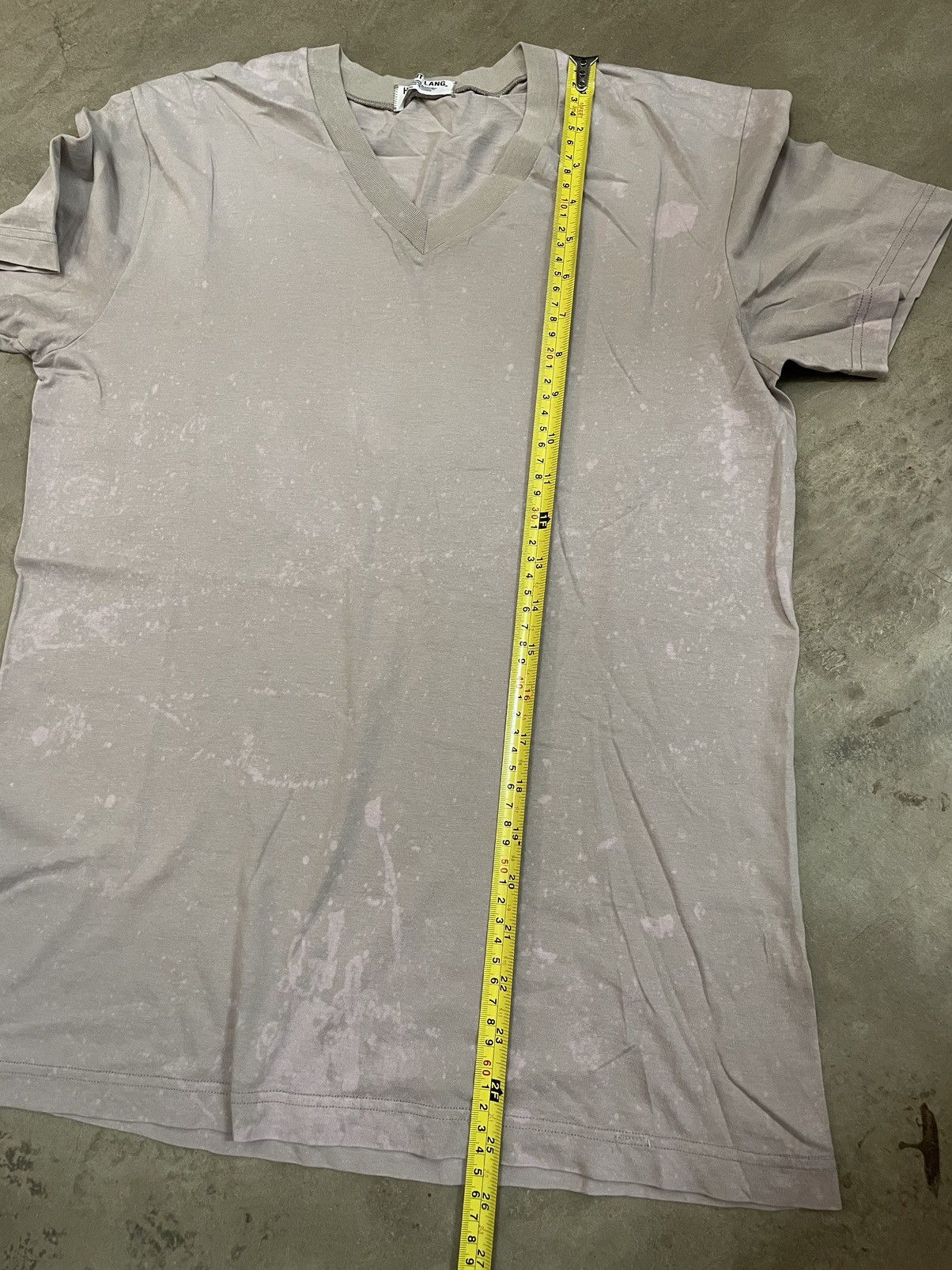 Helmut Lang Helmut Lang Tshirt Bleach Splash Design Size US M / EU 48-50 / 2 - 9 Thumbnail