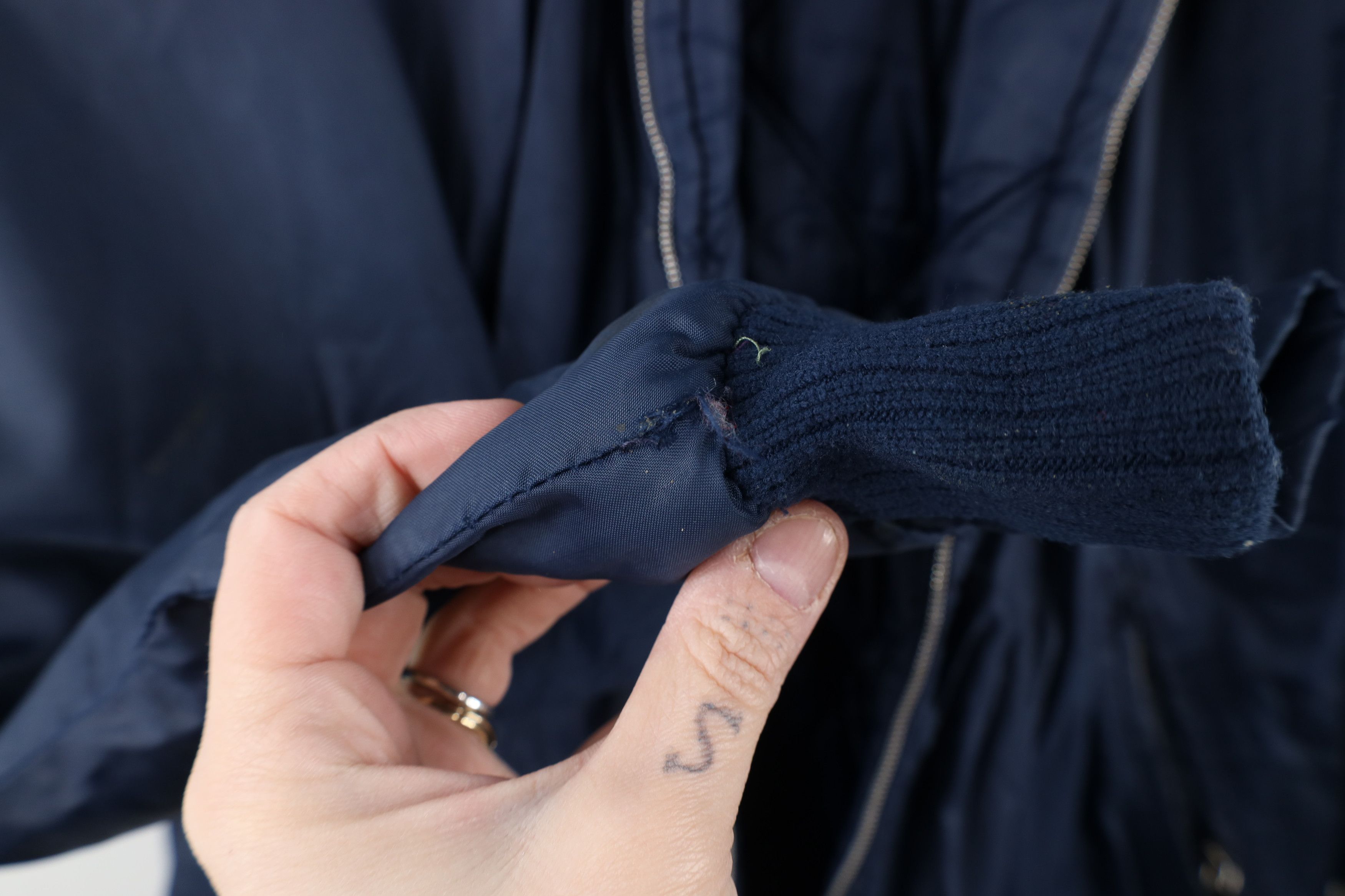 Vintage Vintage 60s Streetwear Hooded Parka Jacket Blue AS IS Size US L / EU 52-54 / 3 - 7 Thumbnail