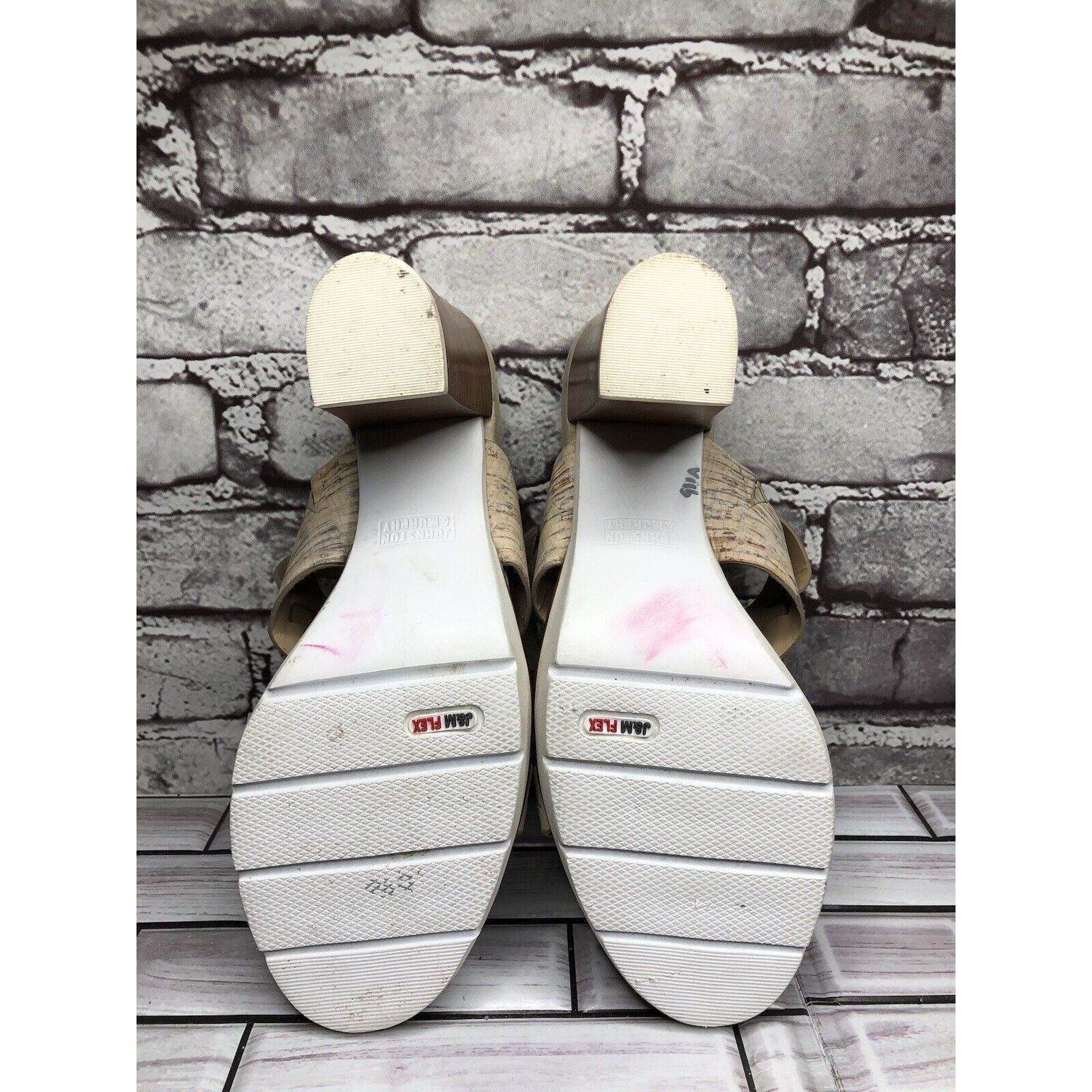 Johnston & Murphy Johnston & Murphy Kayla Taupe Leather Heel Strappy Sandals W Size US 9 / IT 39 - 22 Thumbnail