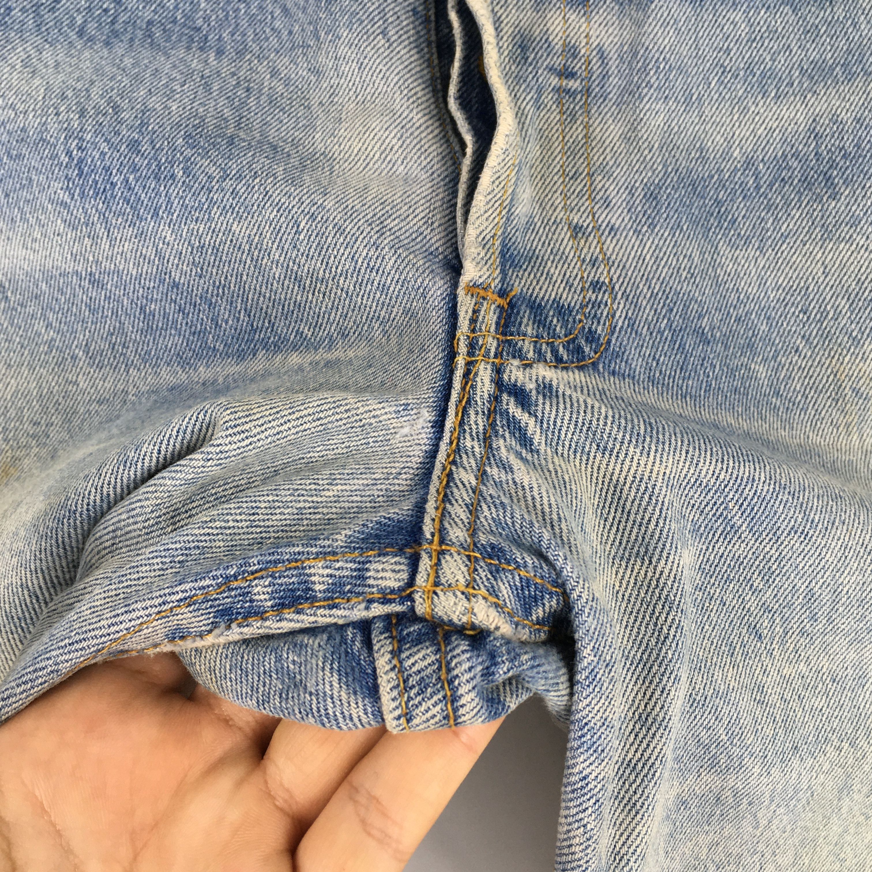 Levi's Size 29x30 Vintage 90s Levi's 501 Faded Blue Jeans S599 Size US 29 - 7 Thumbnail