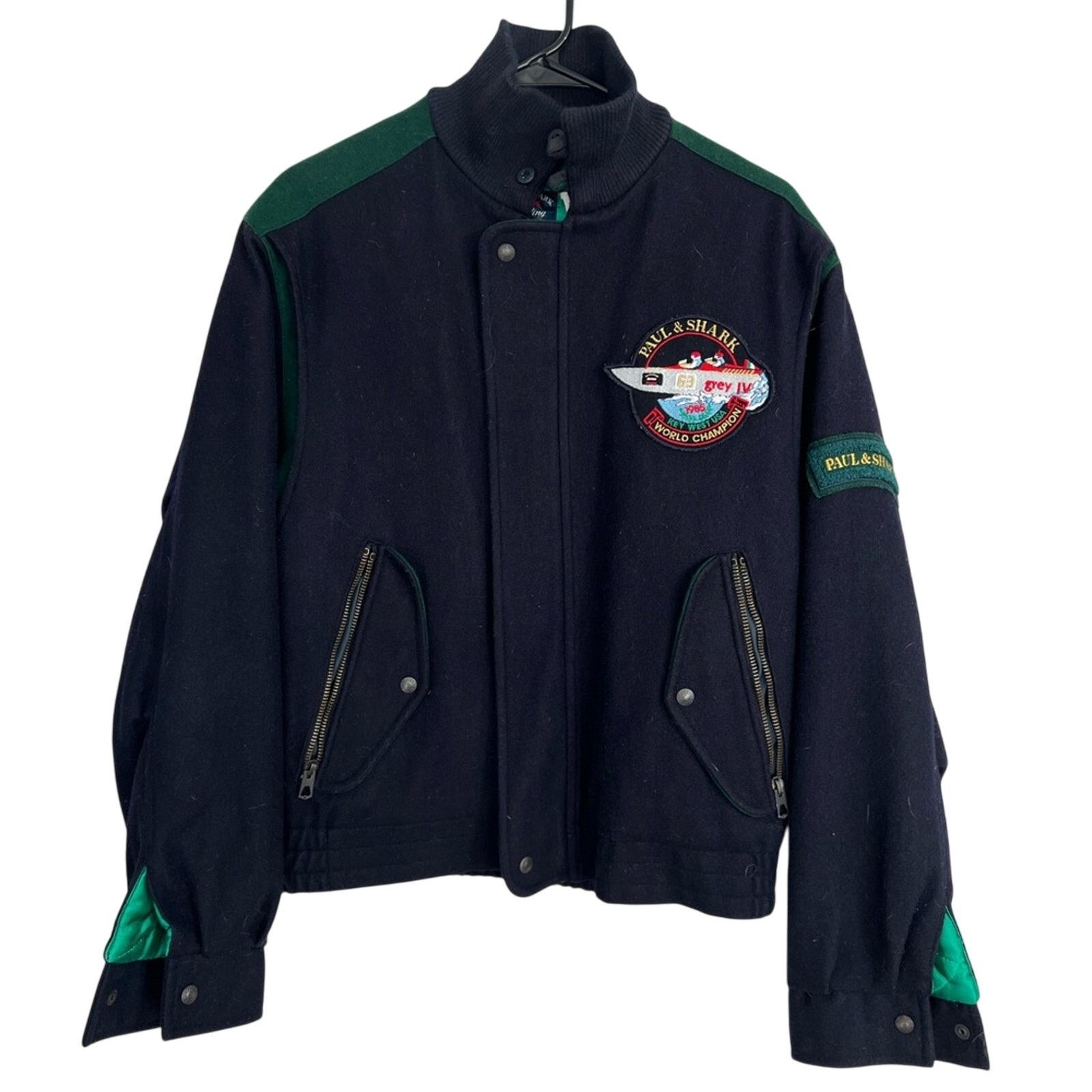 Paul & Shark Paul & Shark Yachting Varsity Jacket Wool Key West 1985 RARE Size US S / EU 44-46 / 1 - 1 Thumbnail