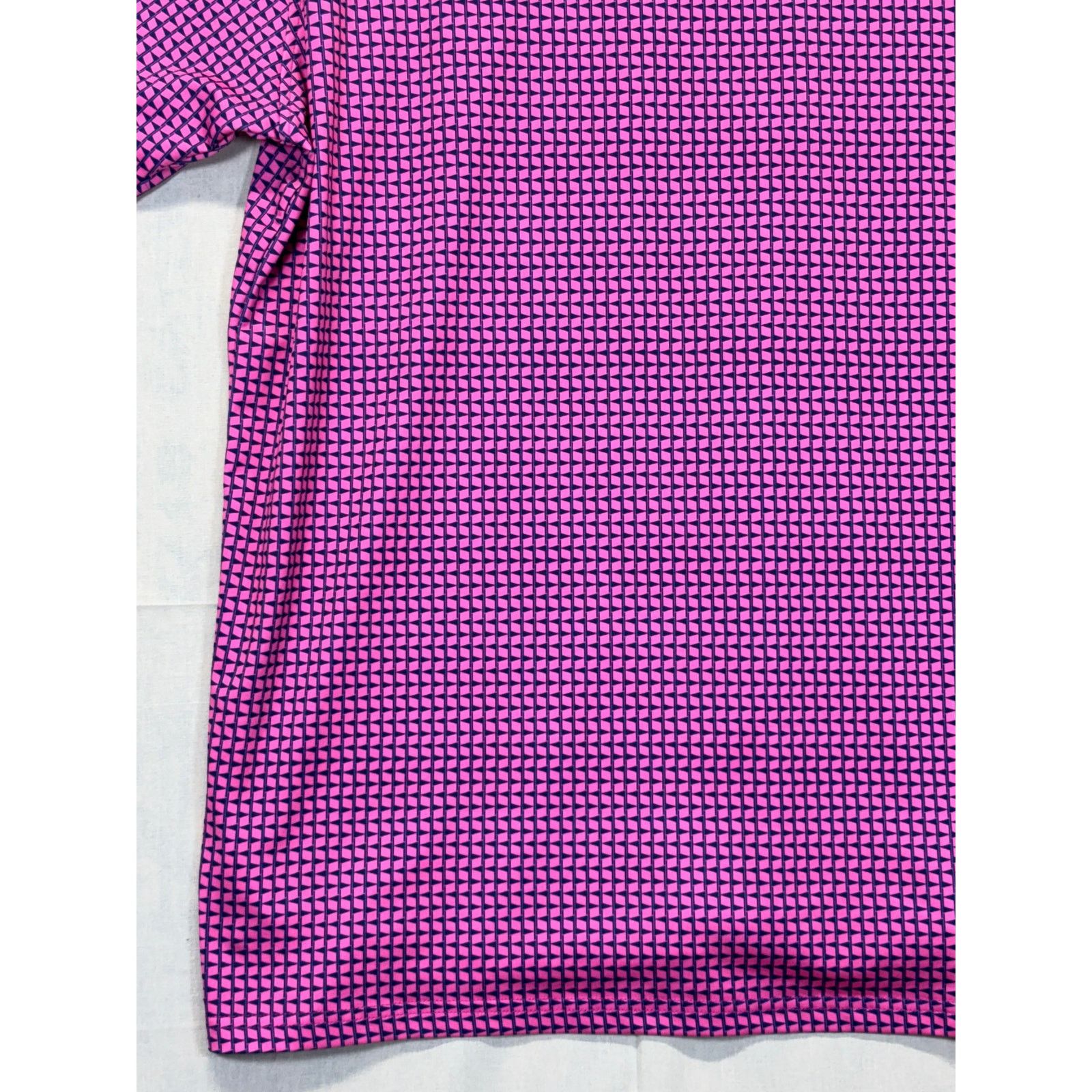 The Unbranded Brand MAELREG Men’s Performance Polo Pink Navy Golf Shirt XL Size US L / EU 52-54 / 3 - 15 Thumbnail