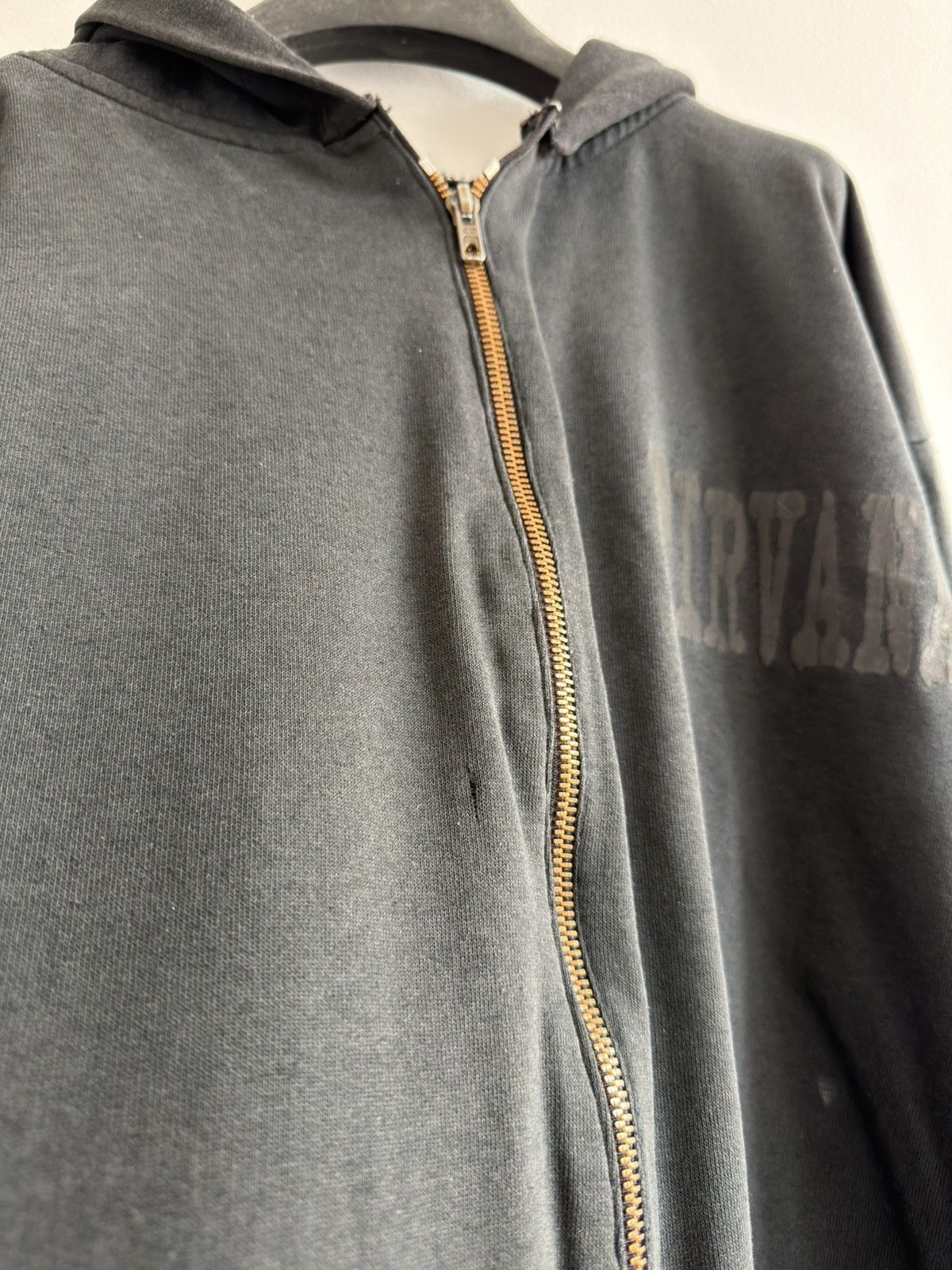 Nirvana *RARE* VINTAGE NIRVANA KURT COBAIN DISTRESSED HOODIE ZIP UP Size US XL / EU 56 / 4 - 8 Thumbnail