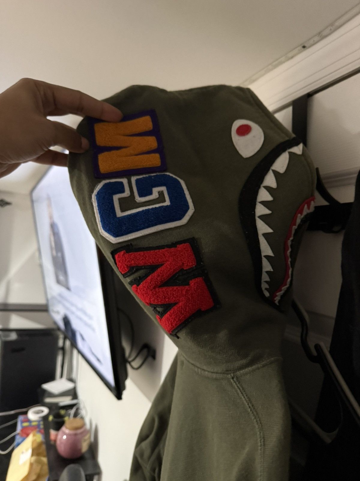 Bape Bape pullover green Size US L / EU 52-54 / 3 - 2 Thumbnail