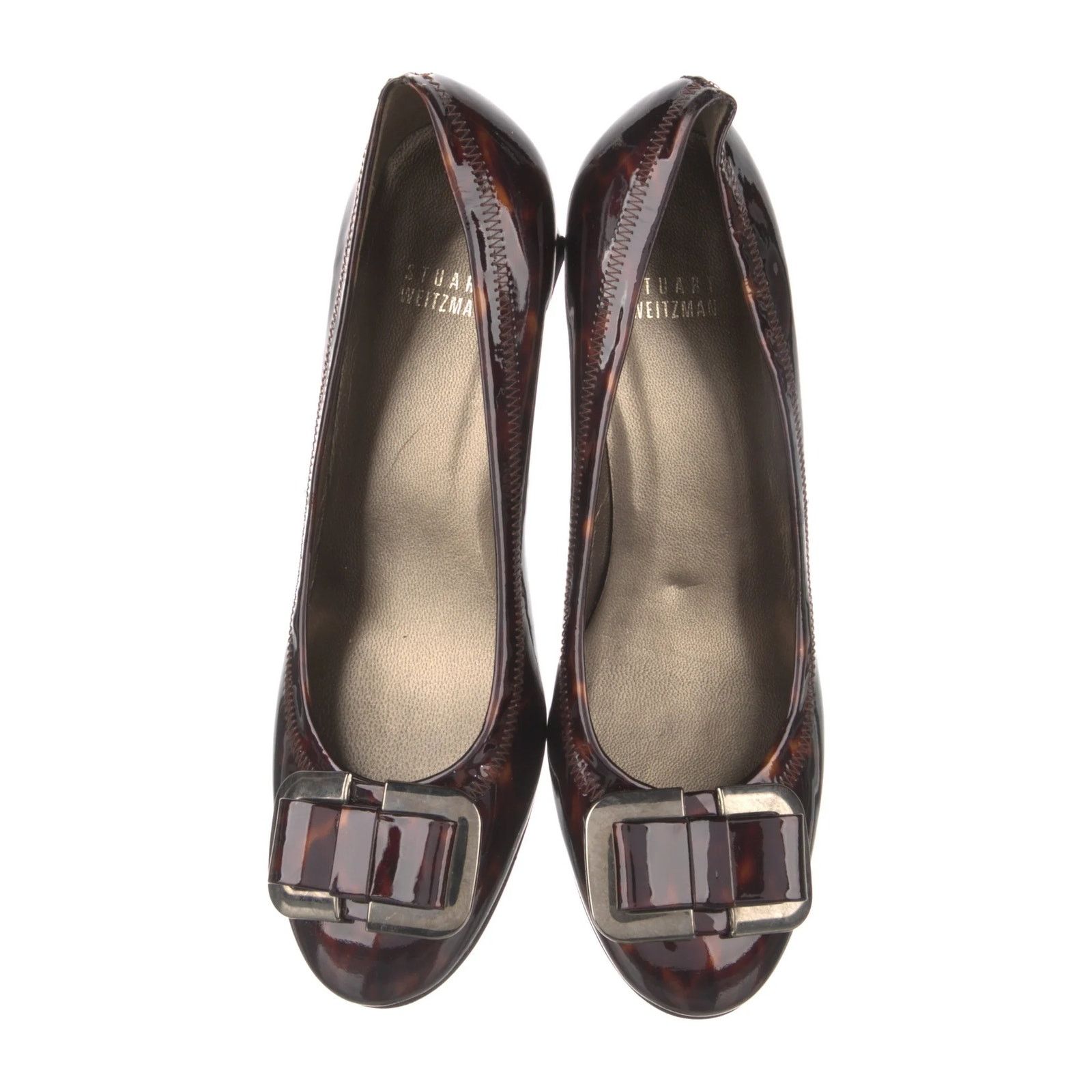 Stuart Weitzman Stuart Weitzman Patent Leather Animal Print Pumps - Size 7 Size US 7 / IT 37 - 1 Thumbnail