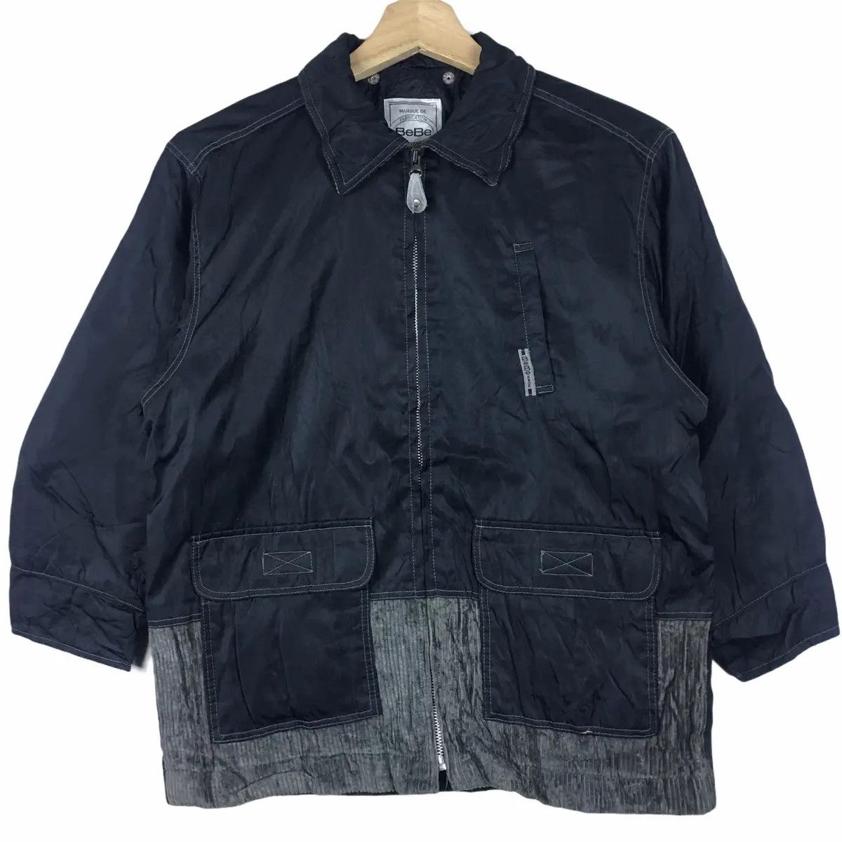 Vintage Vtg BEBE Japan Jacket Parka Trench Hoodie Outdoor Sweater Size M / US 6-8 / IT 42-44 - 3 Thumbnail