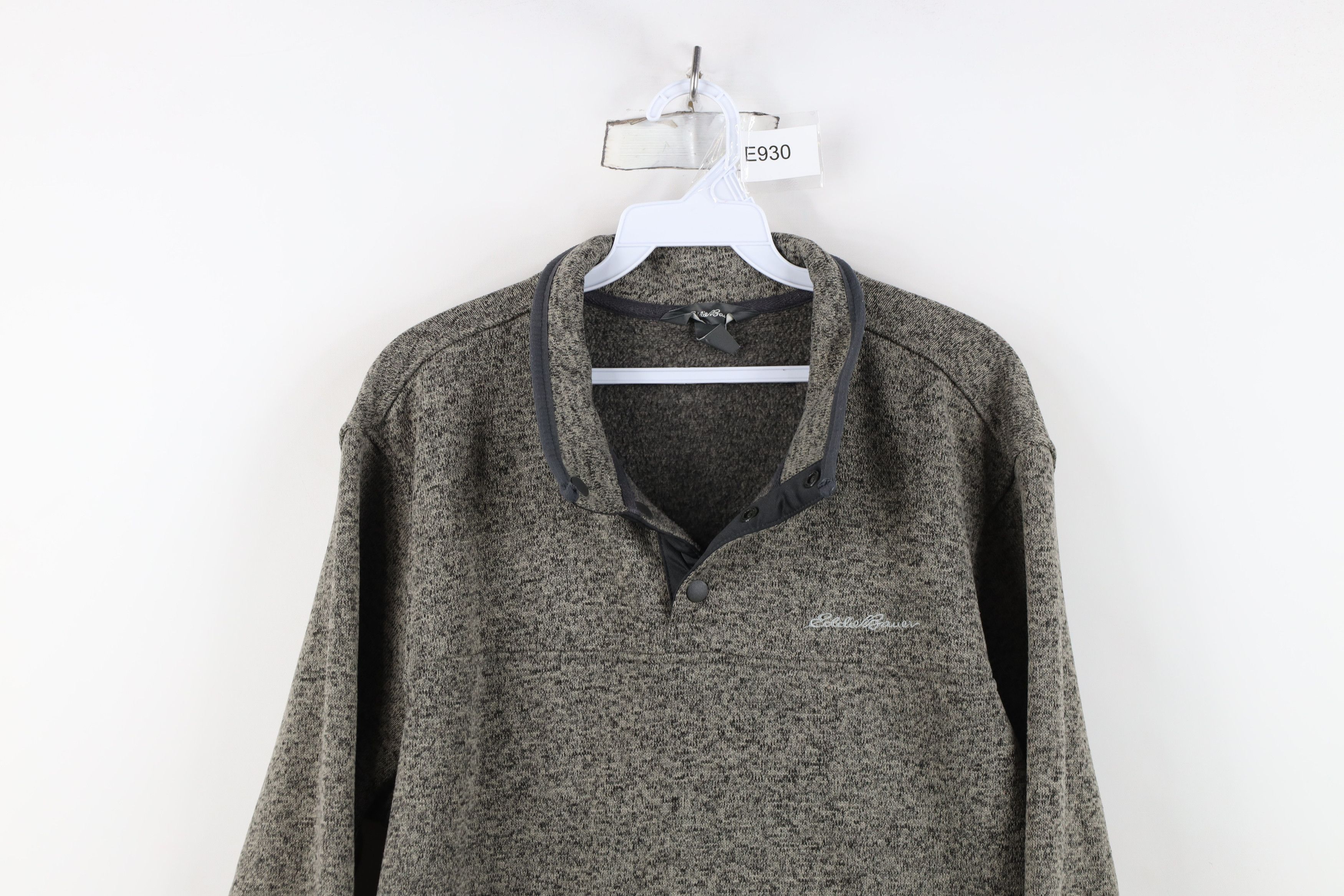 Eddie Bauer Vintage Y2K Eddie Bauer Button Knit Fleece Pullover Sweater Size US XL / EU 56 / 4 - 2 Thumbnail