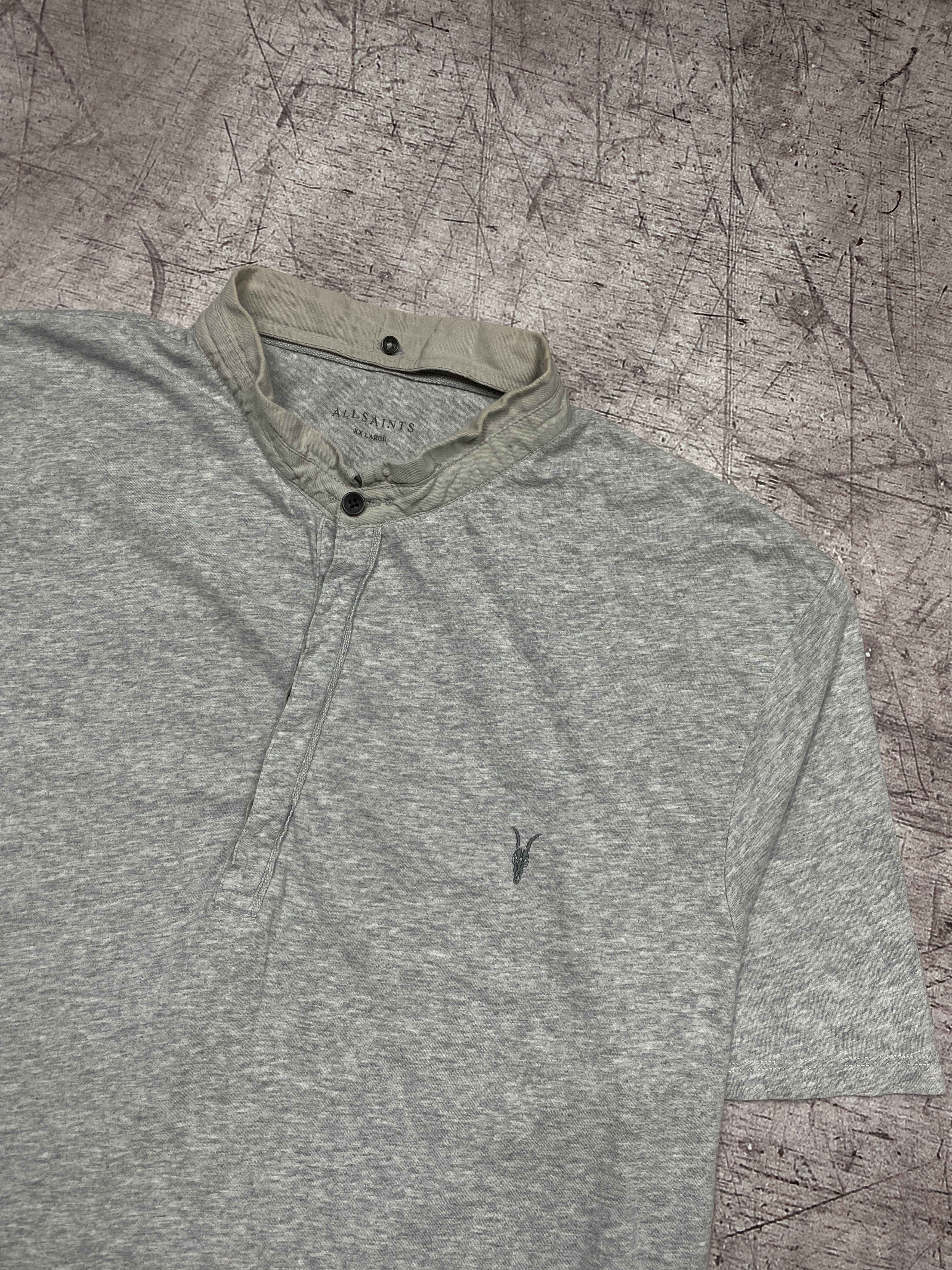 Allsaints × Vintage Allsaints Vintage Mens Grail Polo Shirt Size US XXL / EU 58 / 5 - 2 Thumbnail