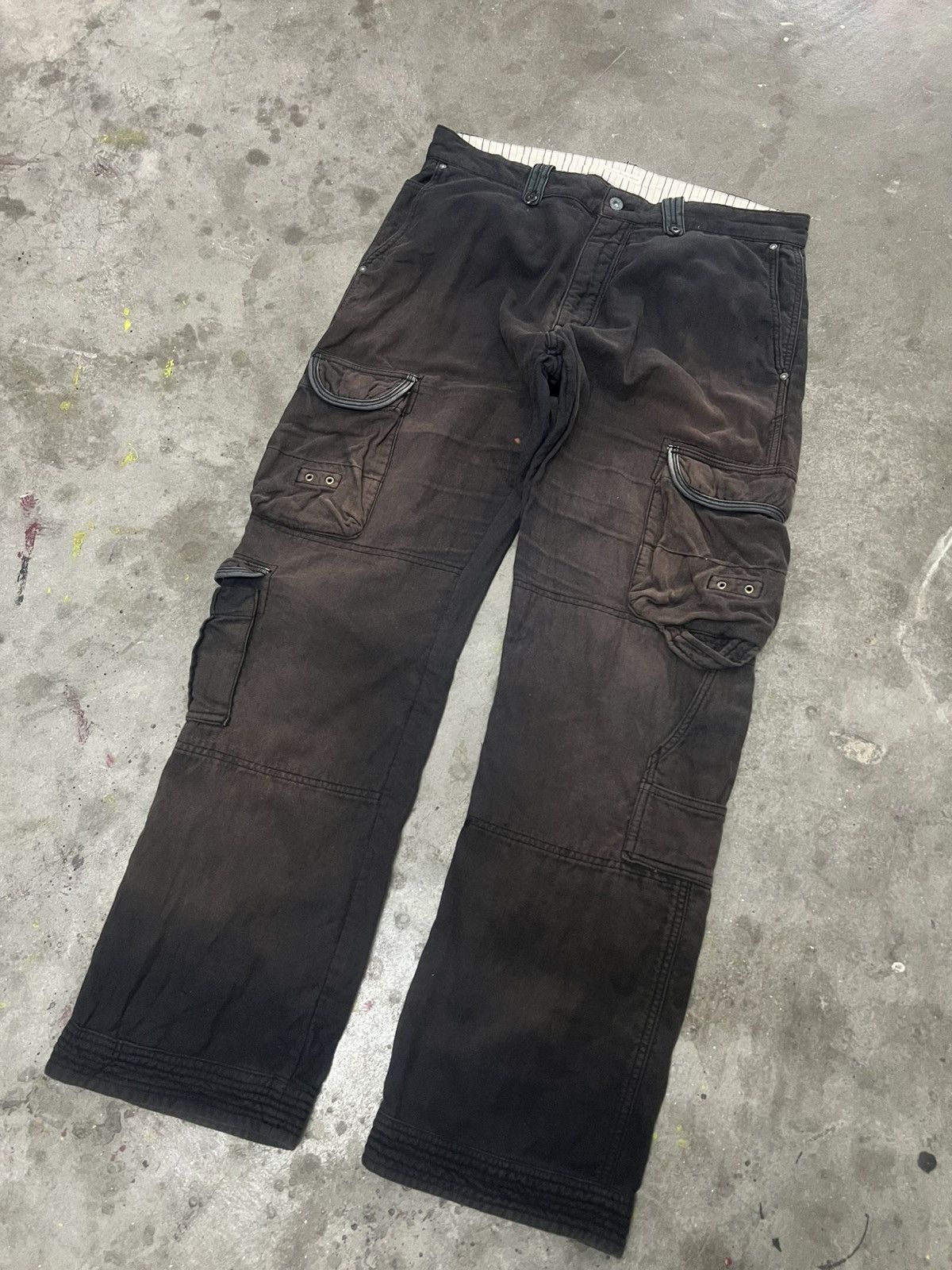Designer × Japanese Brand BLACK FADED CARGO PANT SUNNY COUDE PANT Size US 34 / EU 50 - 6 Thumbnail