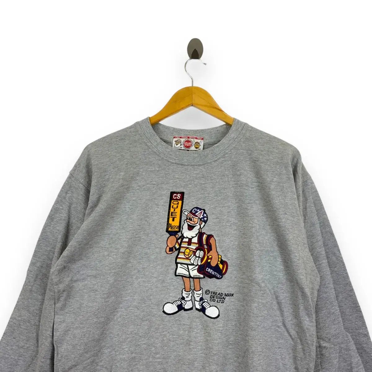 Vintage Vintage 80’ CAPTAIN SANTA Quiet Please Crew Tony Size US XL / EU 56 / 4 - 2 Thumbnail