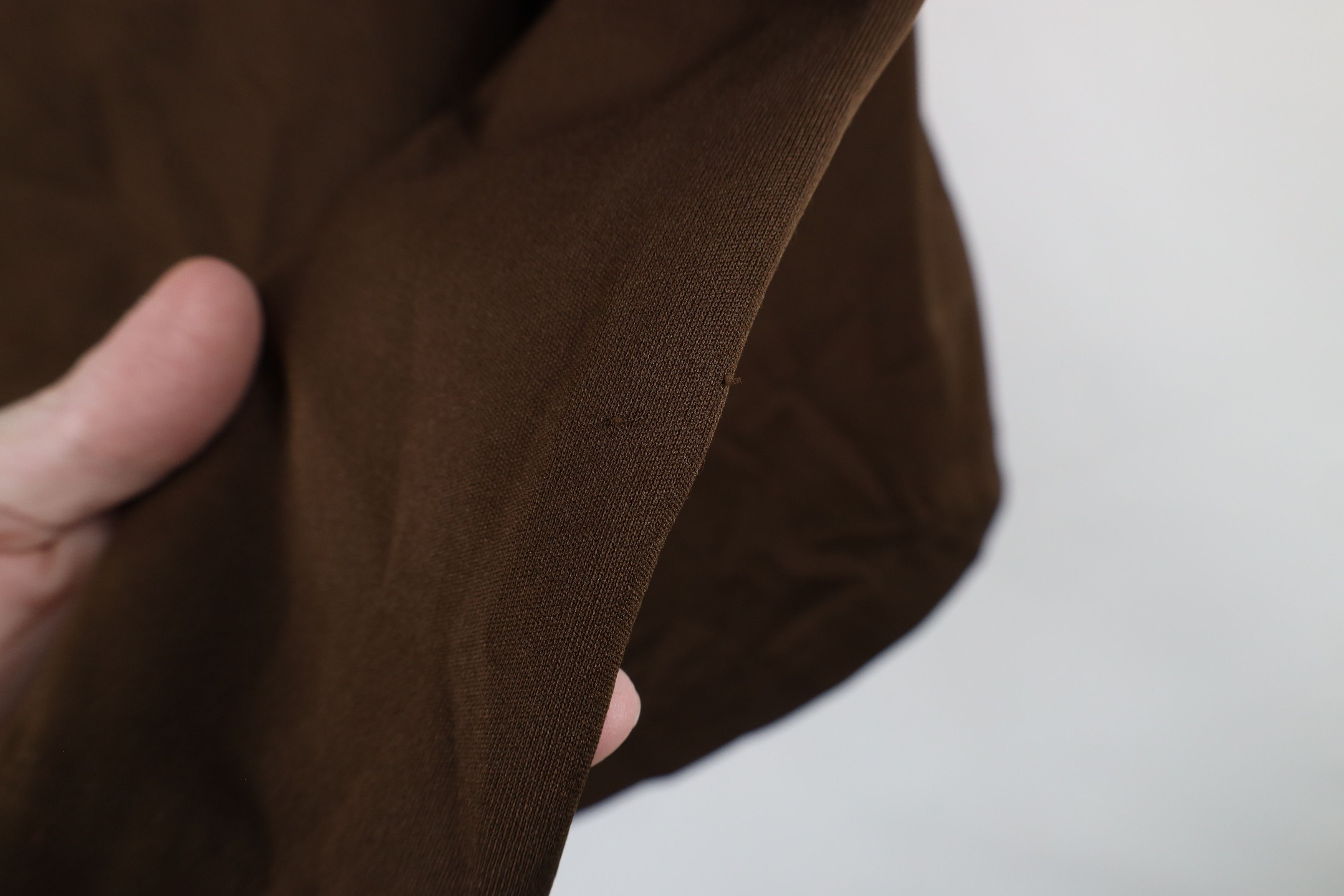 Vintage Vintage 70s Streetwear Knit Long Sleeve T-Shirt Brown USA Size L / US 10 / IT 46 - 5 Thumbnail