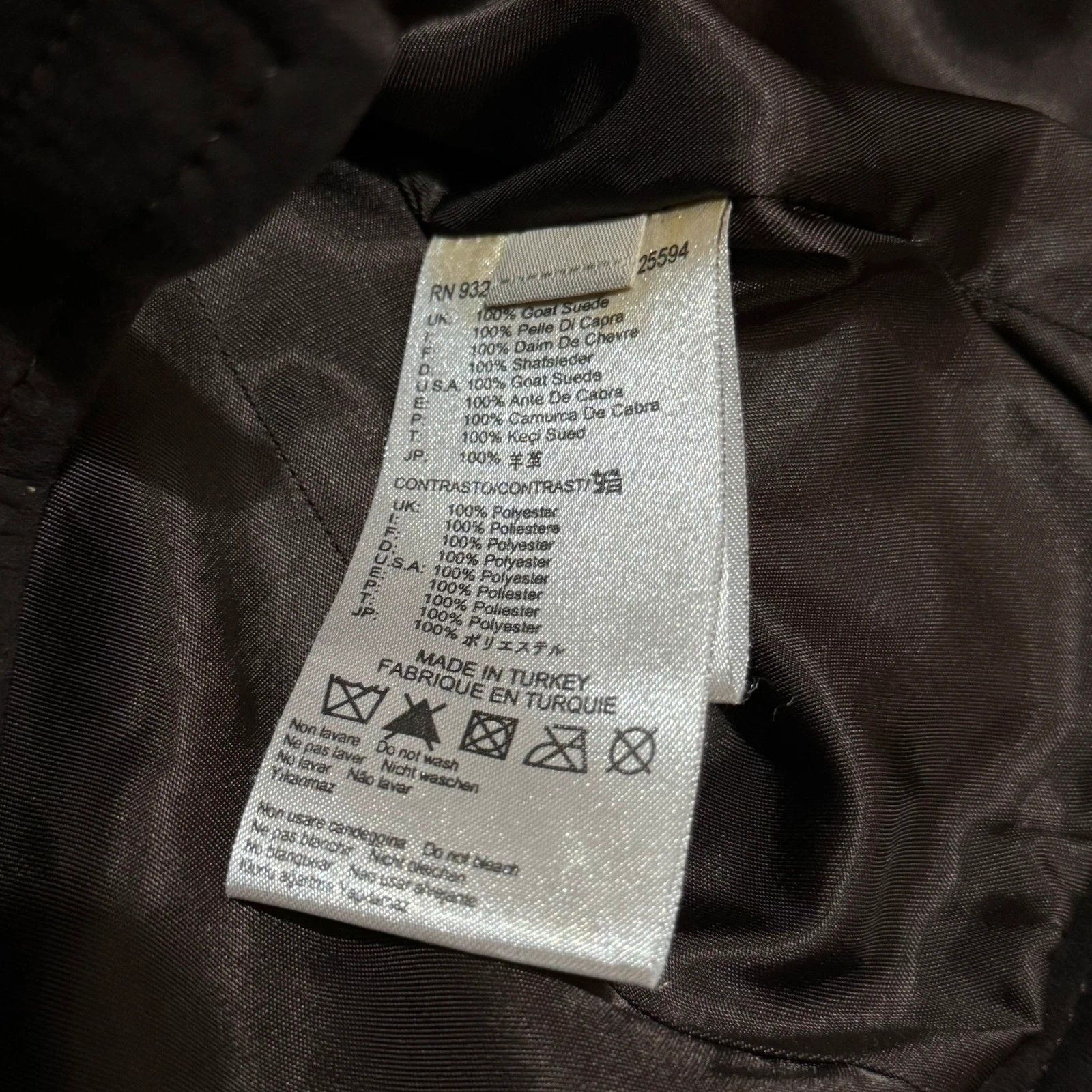 Diesel Black Gold Diesel asymmetrical buttons & zip goat leather jacket Size L / US 10 / IT 46 - 5 Thumbnail