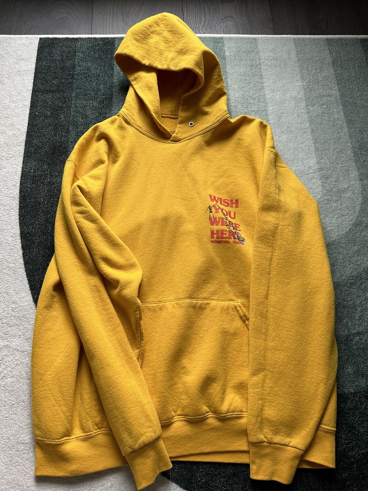 image of Travis Scott Astroworld Festival Hoodie in Yellow, Men's (Size XL)