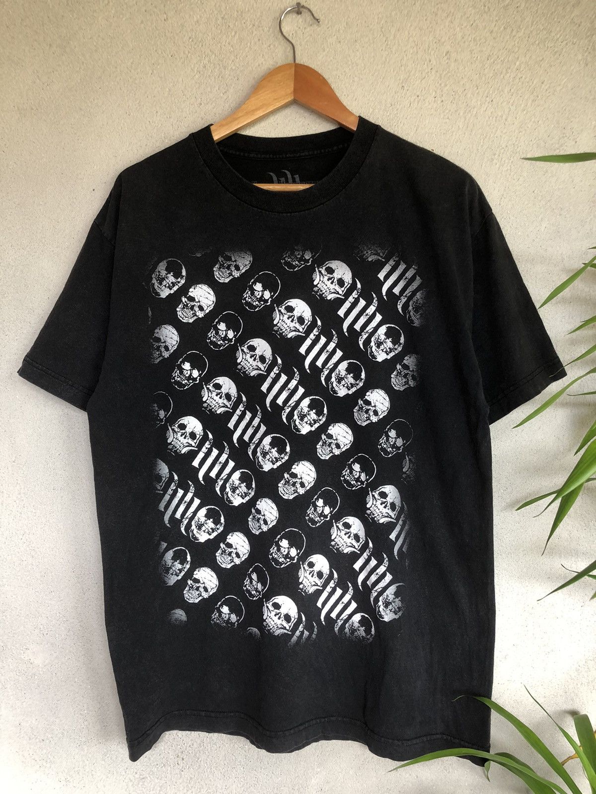 Affliction × Vintage Vintage Y2K Hart & Huntington Skulls Design Tee Size US L / EU 52-54 / 3 - 1 Thumbnail