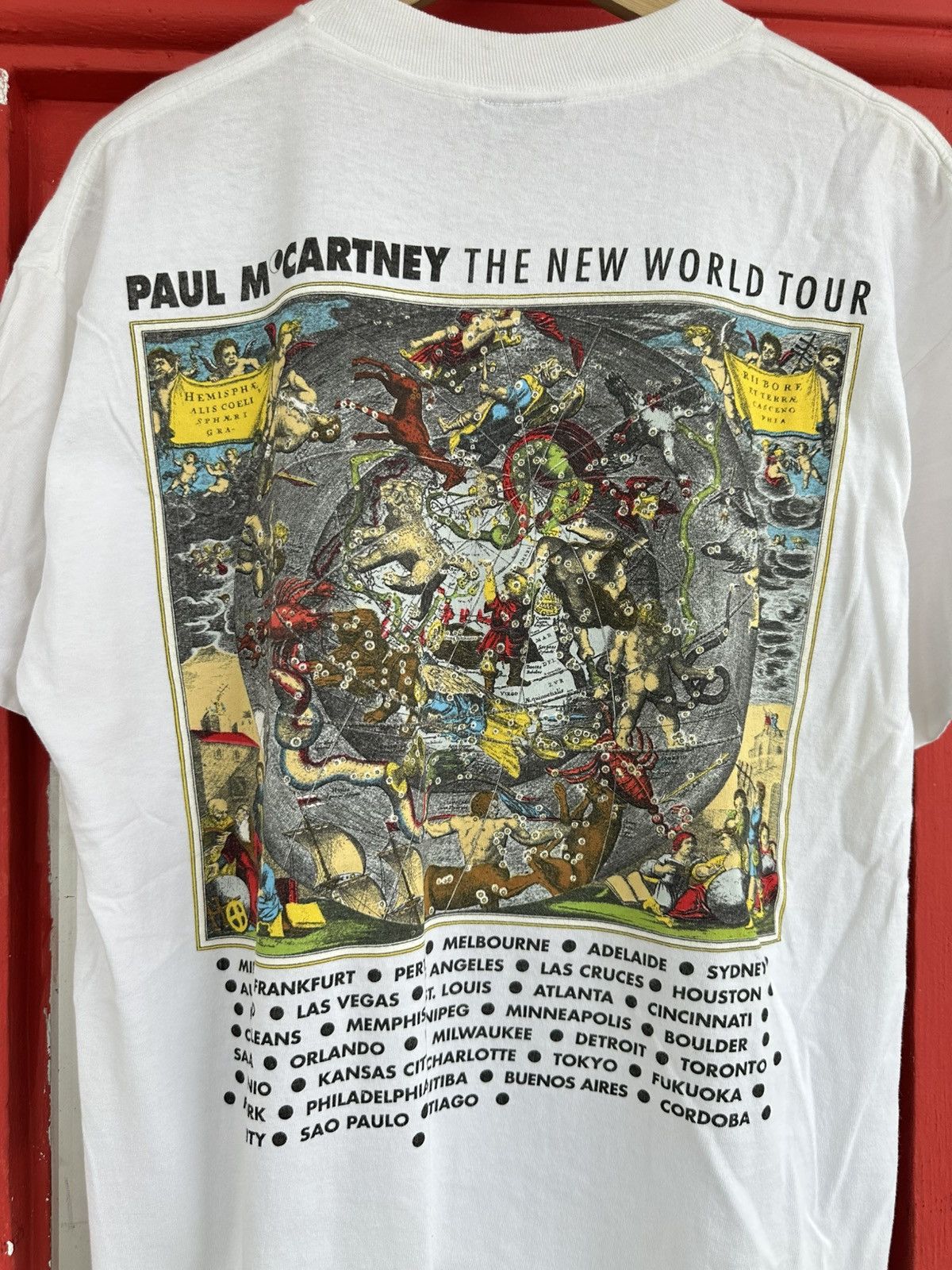 Band Tees Vintage 90s Paul McCartney The New World Tour Tee Size US L / EU 52-54 / 3 - 4 Thumbnail
