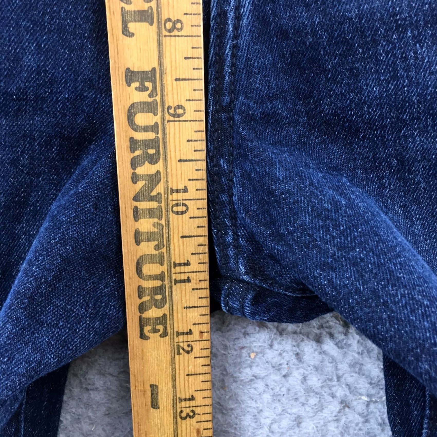 Vintage A New Day Jeans Bootscut Womens 2/26R Blue Dark Wash Denim Zip NEW Jeans Size 26" / US 2 / IT 38 - 7 Thumbnail