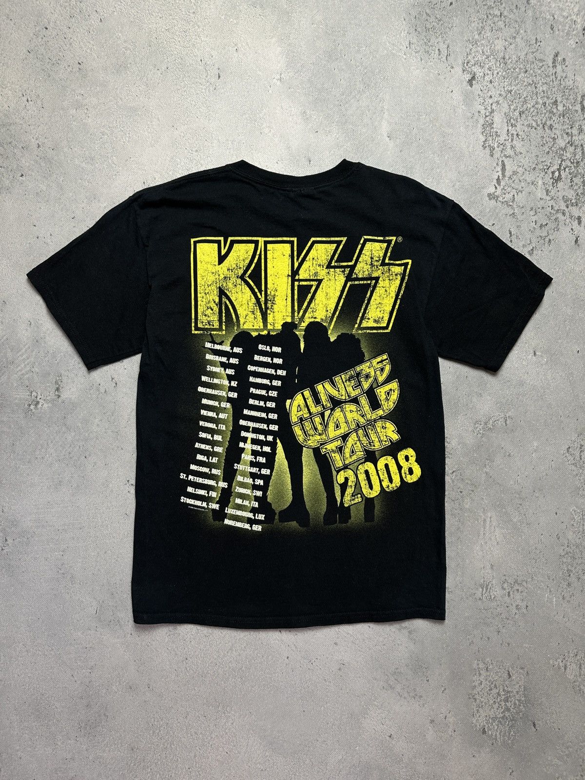 Band Tees 00s Vintage Kiss Alive 35 Living Legends 1973-2008 T-Shirt Size US M / EU 48-50 / 2 - 2 Thumbnail