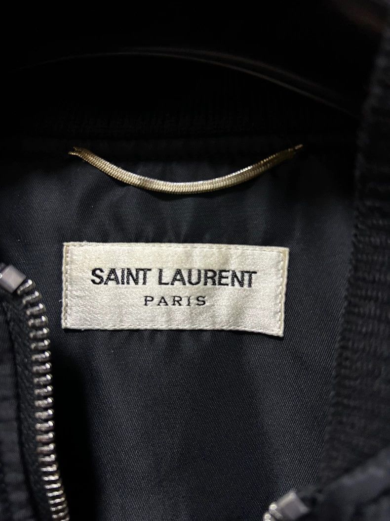 Yves Saint Laurent saint laurentBlack bomber jacket 2503-Nextarrow Size XS / US 0-2 / IT 36-38 - 3 Thumbnail