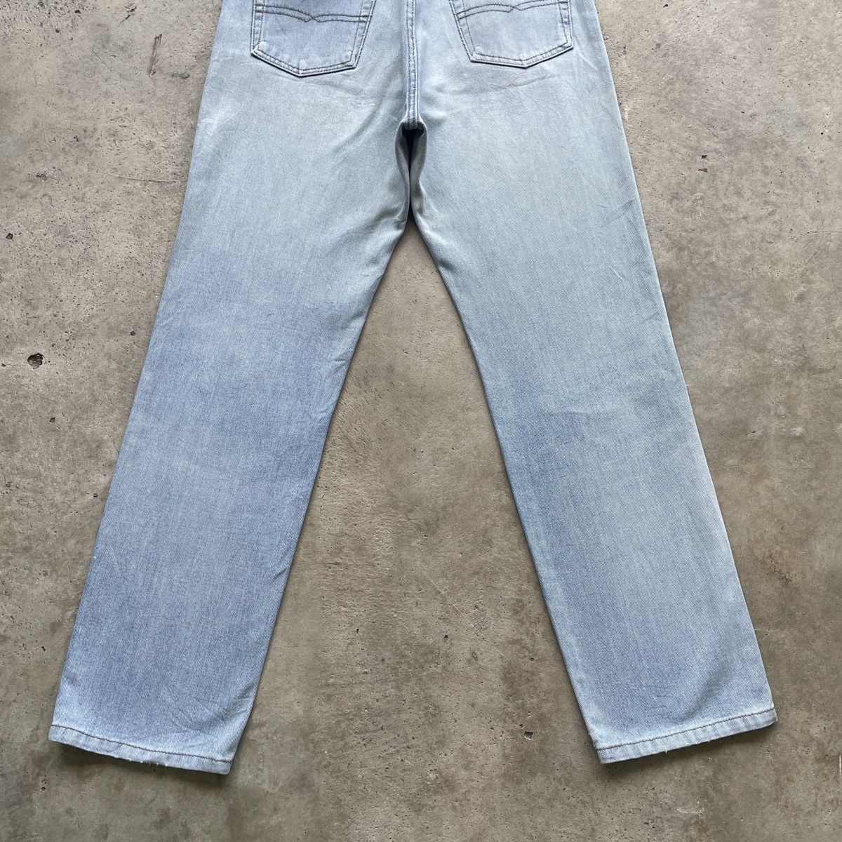 Japanese Brand × Jean × Vintage W30 Vintage Japan Wash Jeans Ripped Pants Denim Distressed Size US 30 / EU 46 - 10 Thumbnail