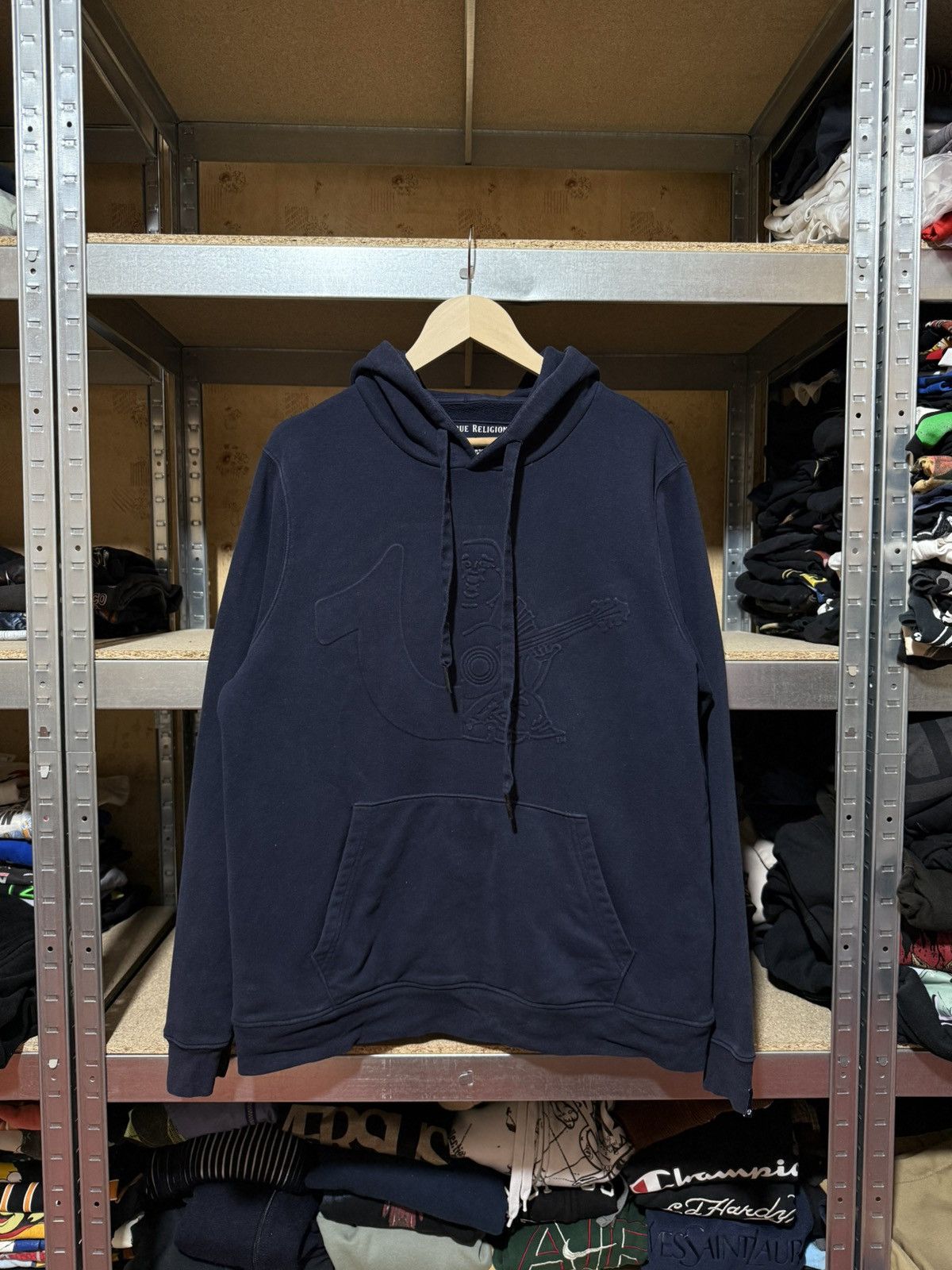 Japanese Brand × True Religion Rare True Religion Japanese Skate Gang Hoodie Y2K Hype Size US XL / EU 56 / 4 - 1 Thumbnail