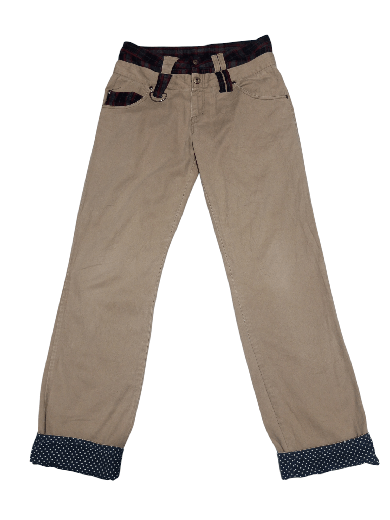 Japanese Brand Japanese brand Ragout double waist chekerd pants Size US 31 - 4 Thumbnail