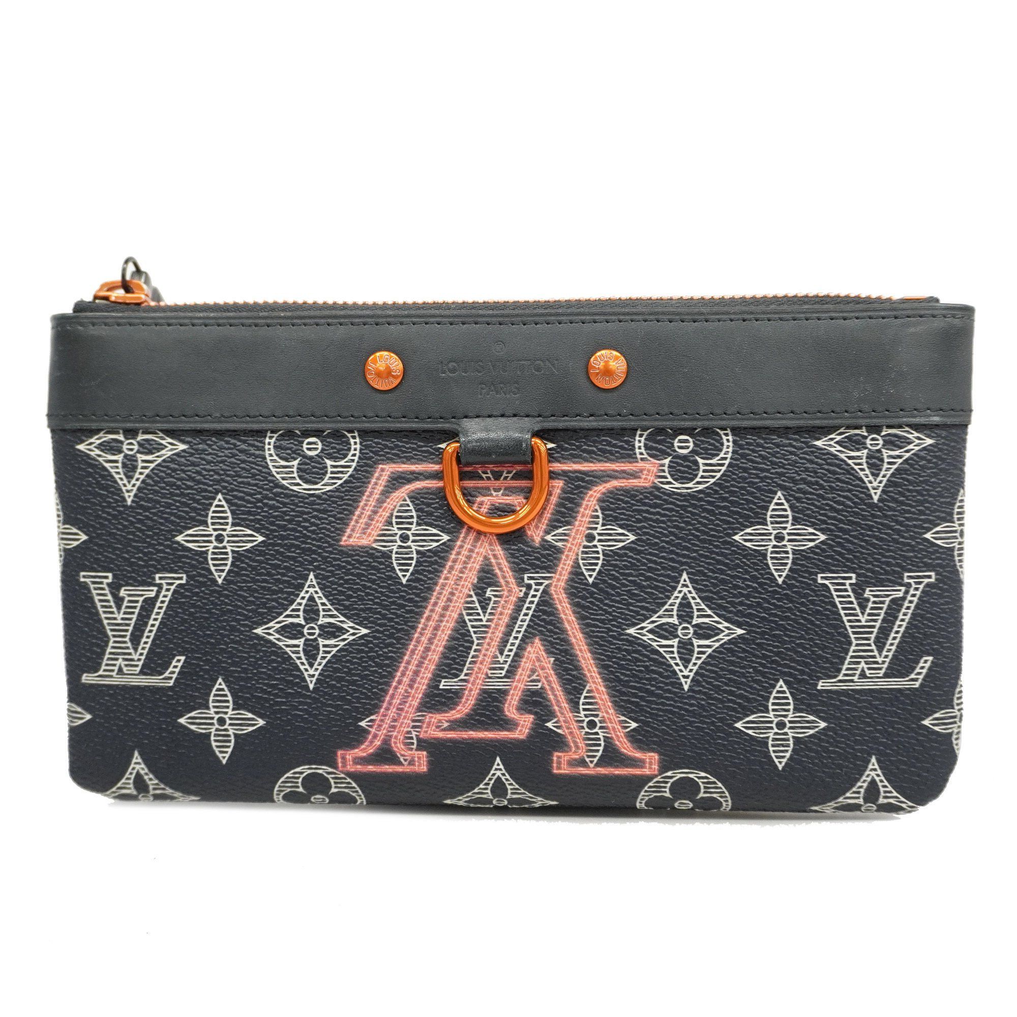 Louis Vuitton Authenticated Pochette Apollo Monogram Vivienne Eclipse Bag