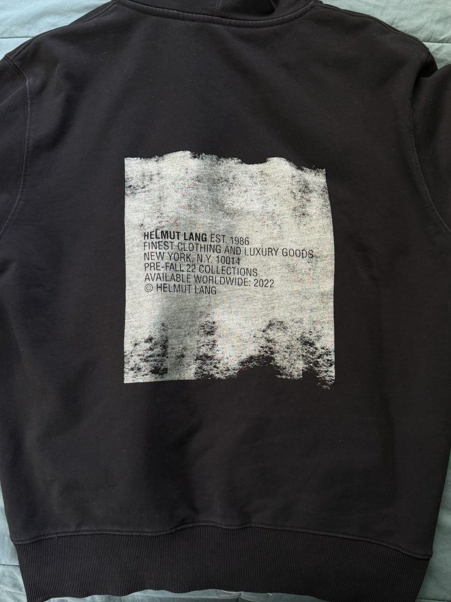 Helmut Lang Helmet Lang Graphic Hoodie Size US XL / EU 56 / 4 - 1 Thumbnail